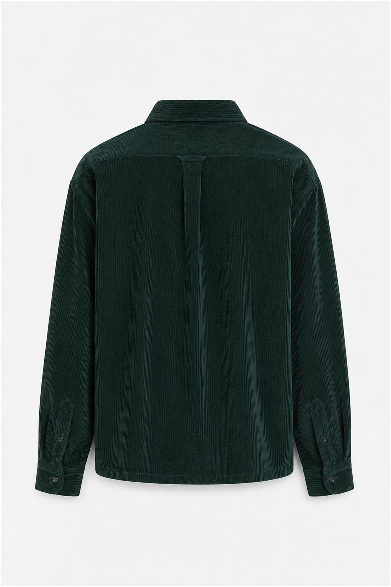 Volcom - Donkergroen Fostered Cord hemd