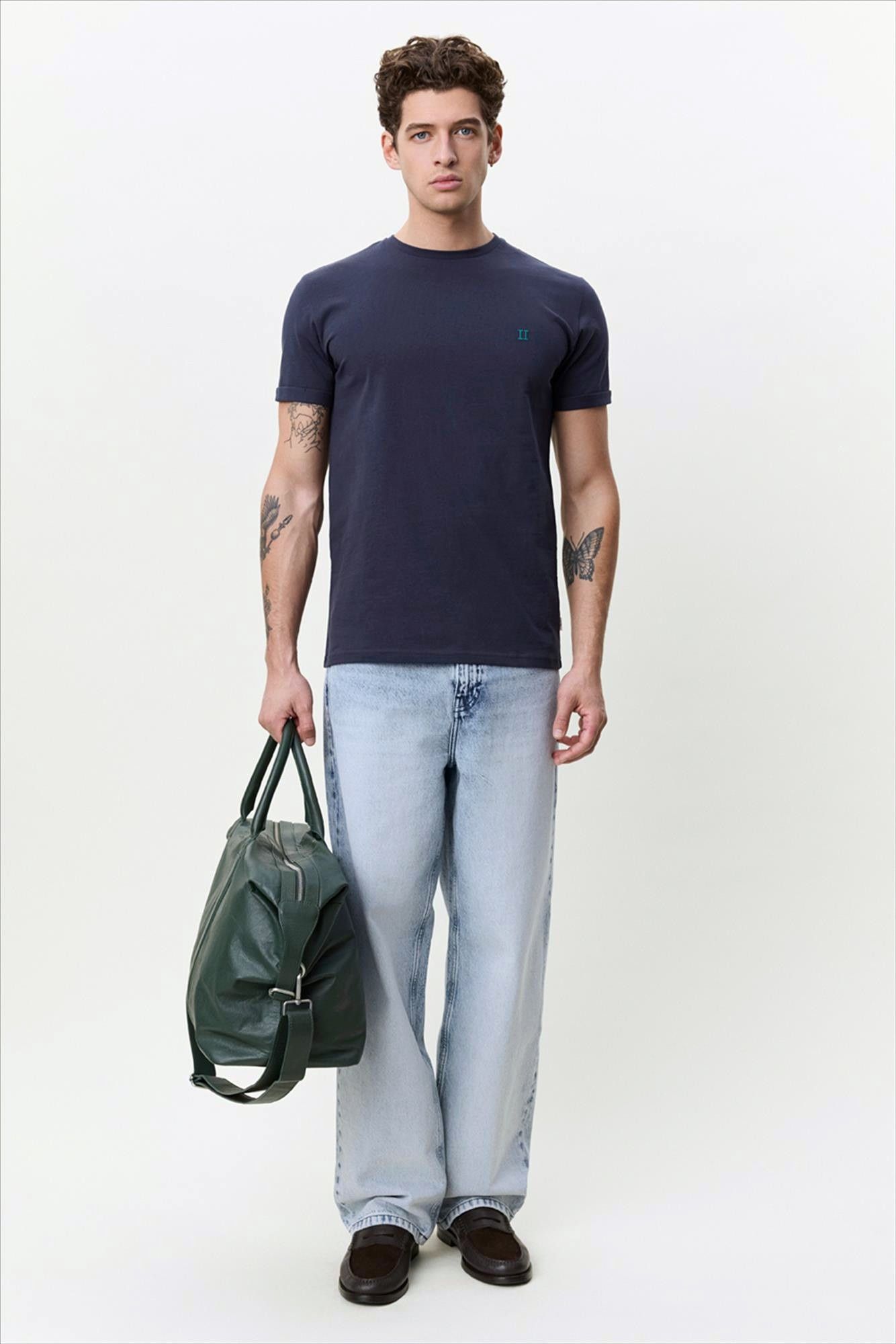 LES DEUX  - Donkerblauwe Core Seasonal T-shirt