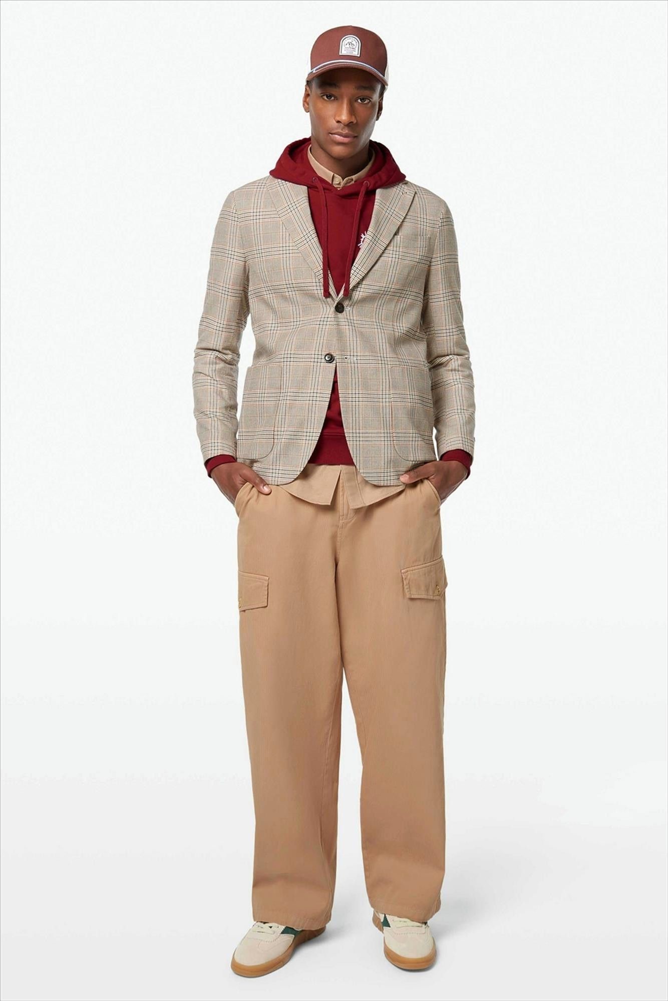 Scotch & Soda - Beige Check blazer