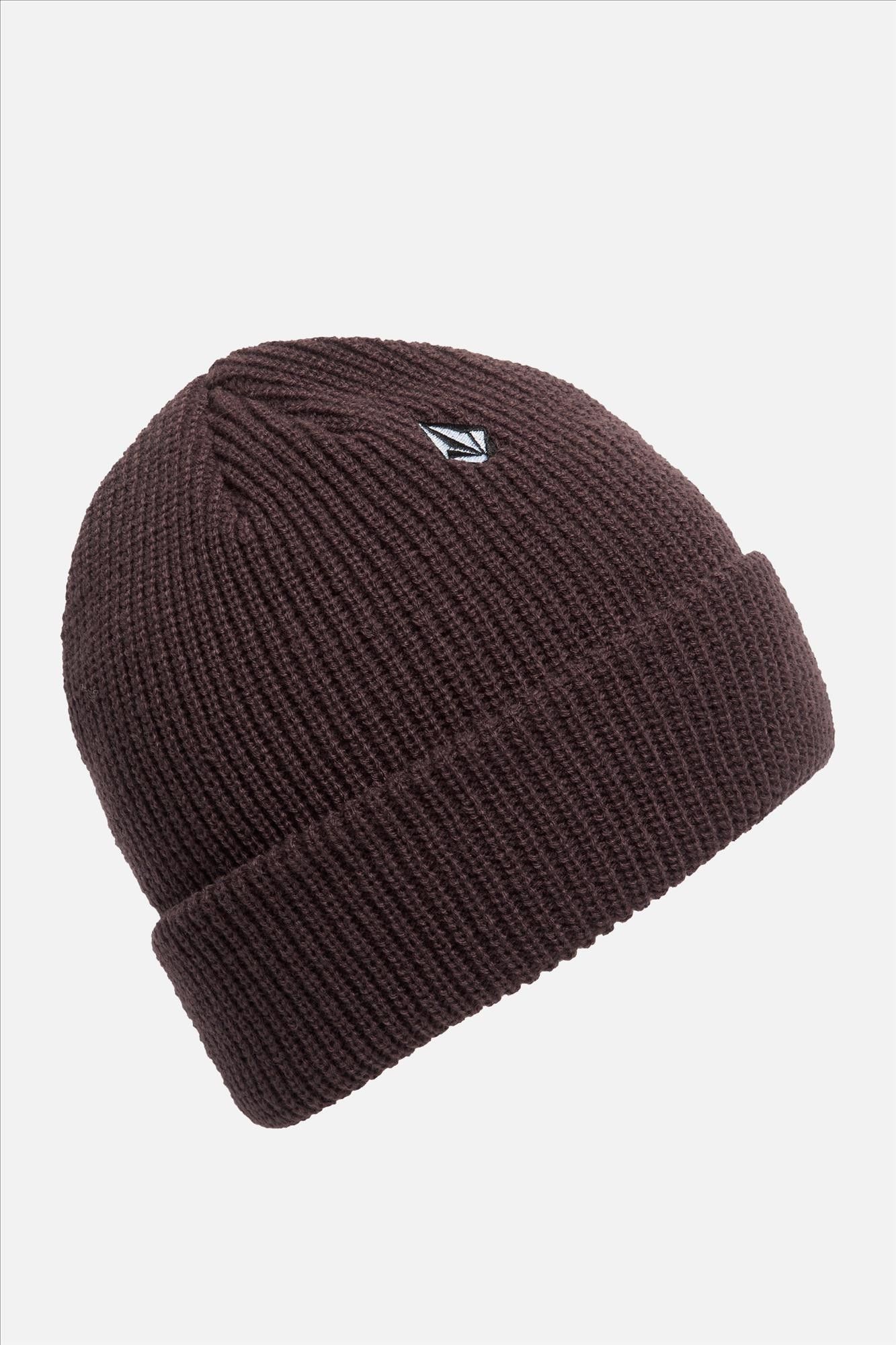 Volcom - Bruinpaarse Full Stone muts