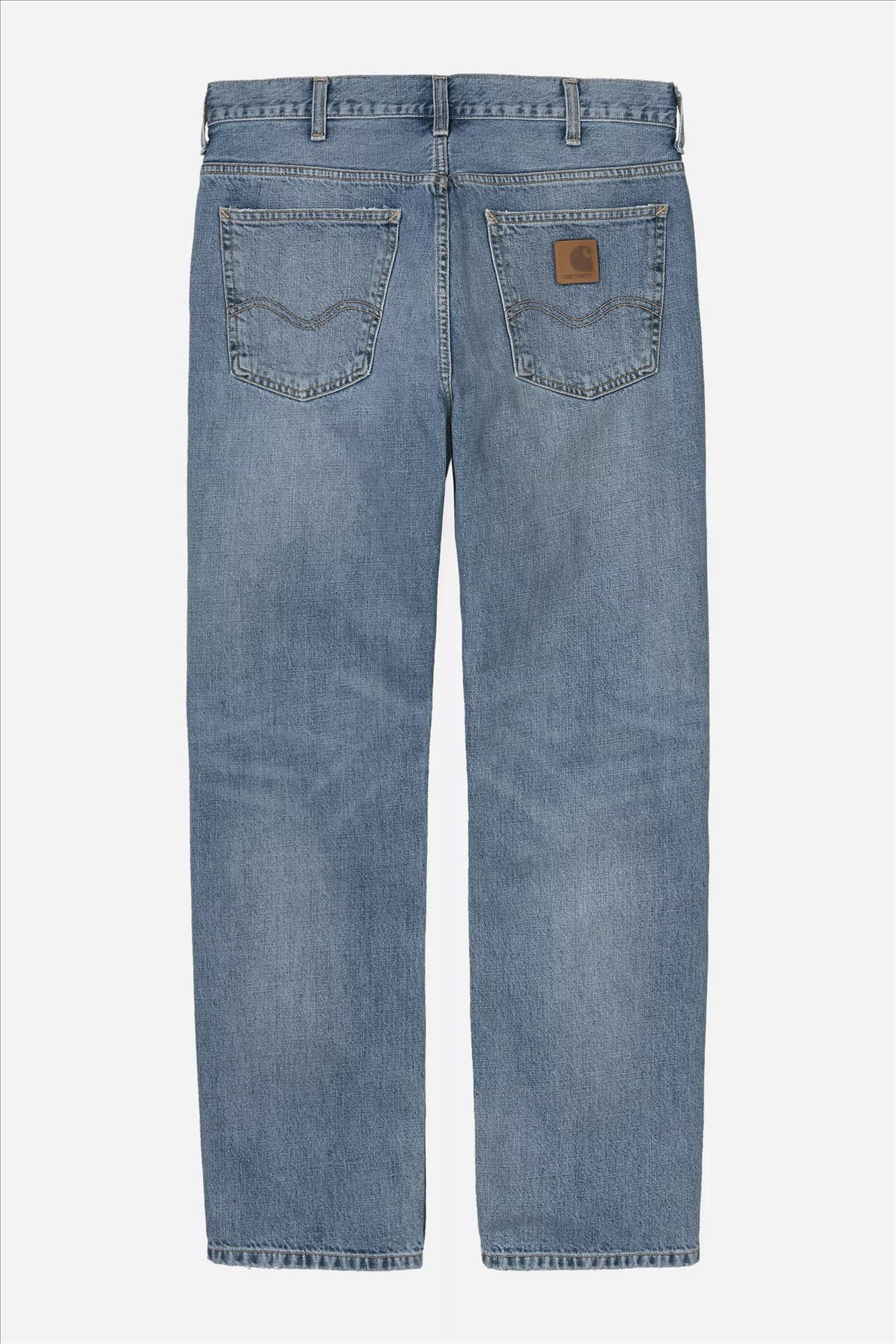 Carhartt WIP - Blauwe Marlow relaxed straight jeans