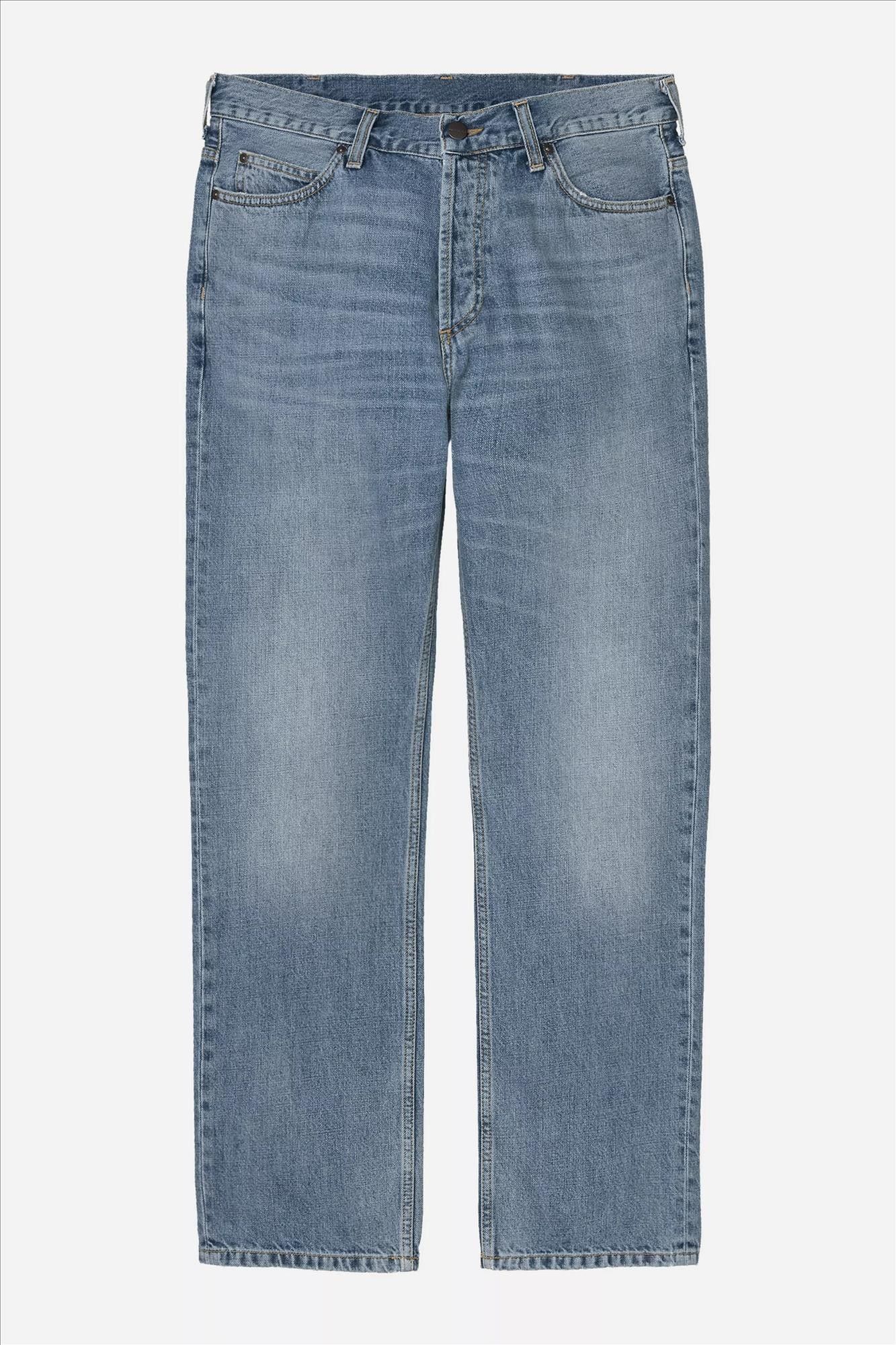 Carhartt WIP - Blauwe Marlow relaxed straight jeans