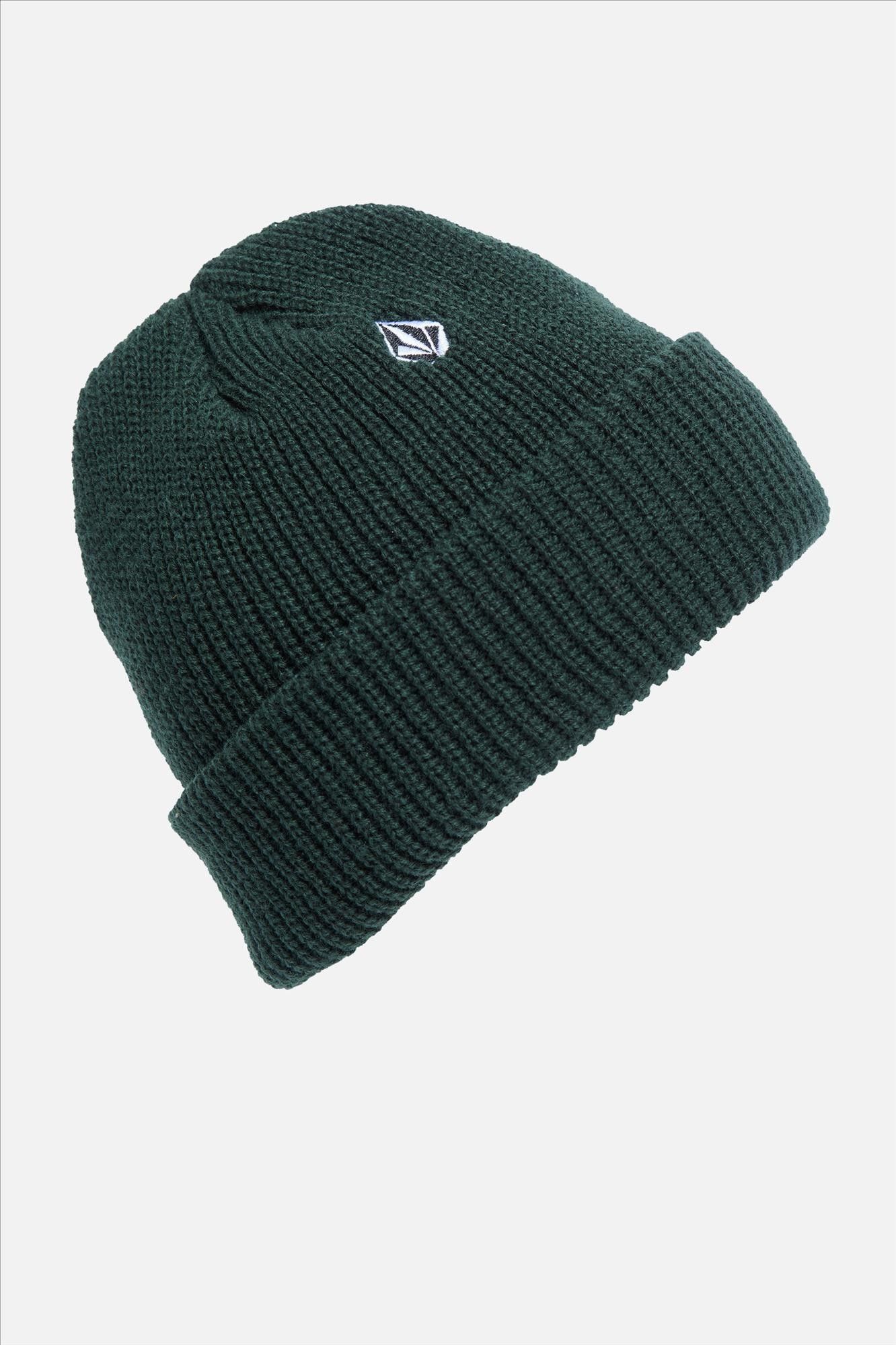 Volcom - Donkergroene Full Stone muts