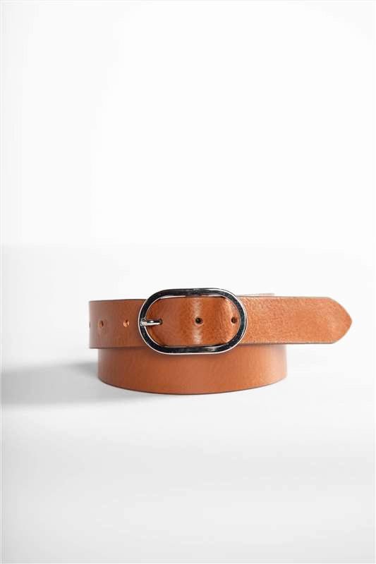 Vano - Cognac fijne lederen riem