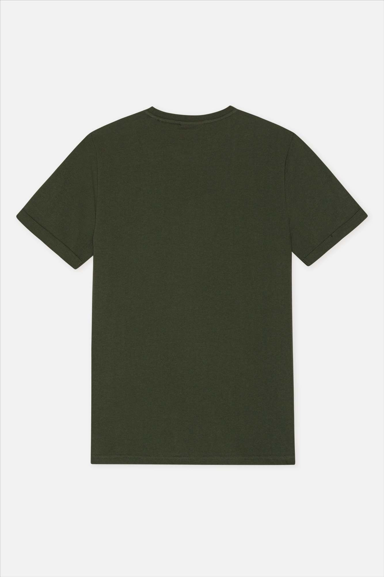 LES DEUX  - Donkergroene Core Seasonal T-shirt