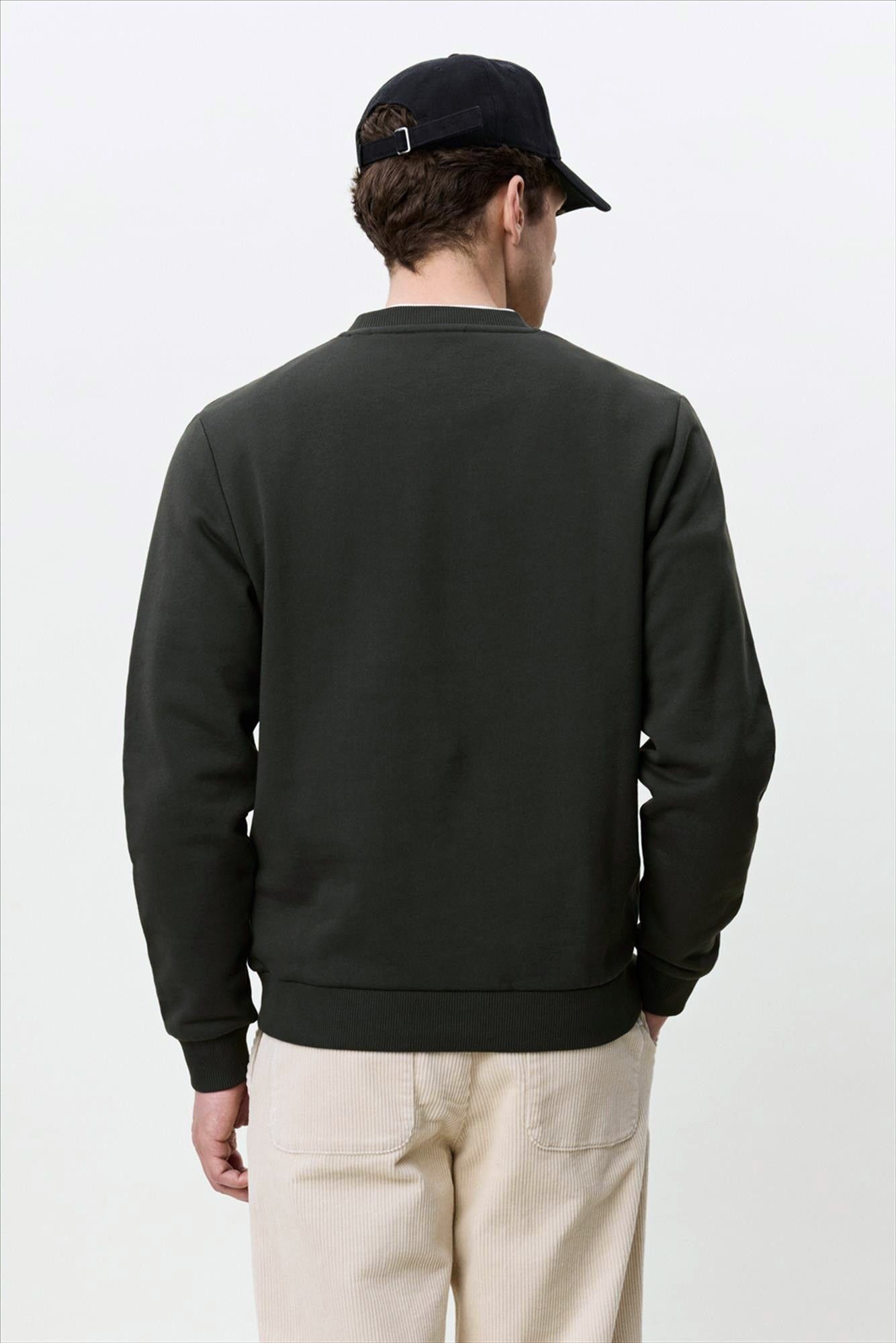 LES DEUX  - Donkergroene Core Seasonal sweater