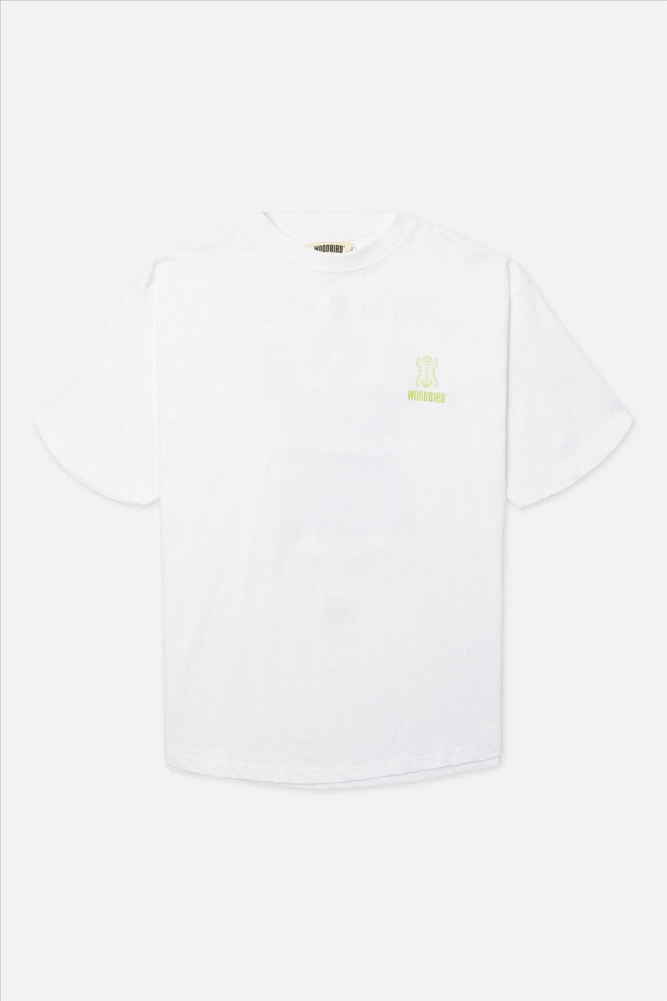 WOODBIRD - Witte Baine Tiger T-shirt