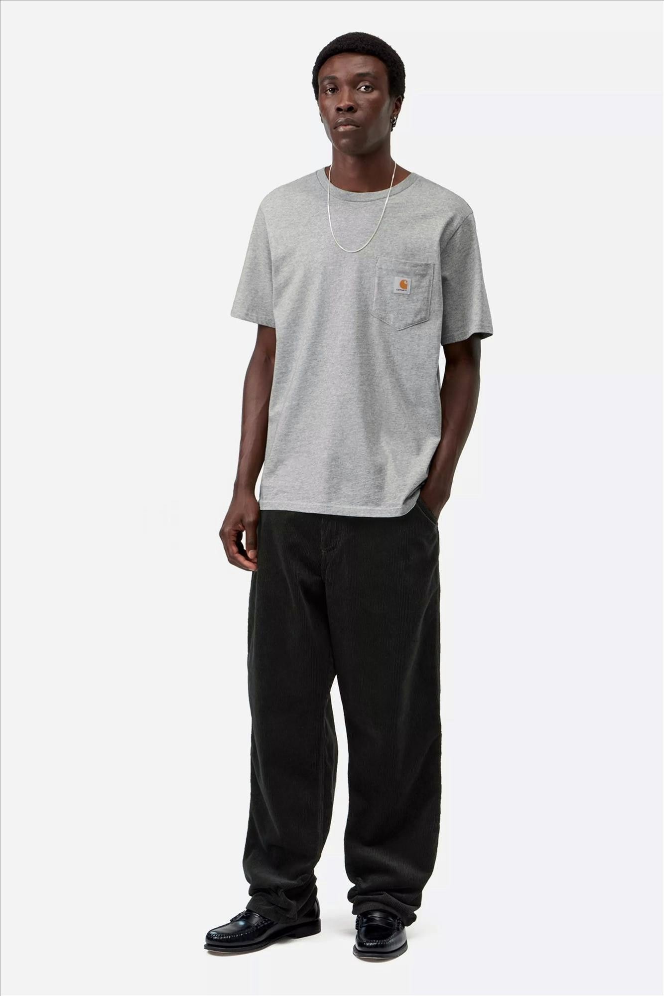 Carhartt WIP - Grijze Pocket T-shirt