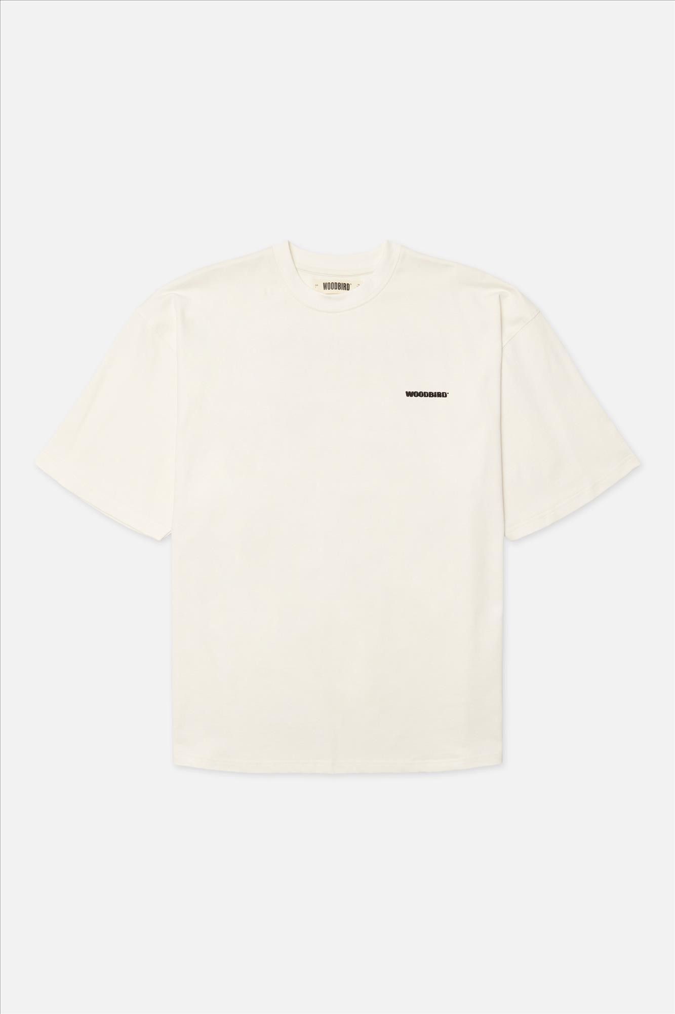 WOODBIRD - Witte Beam Tram T-shirt