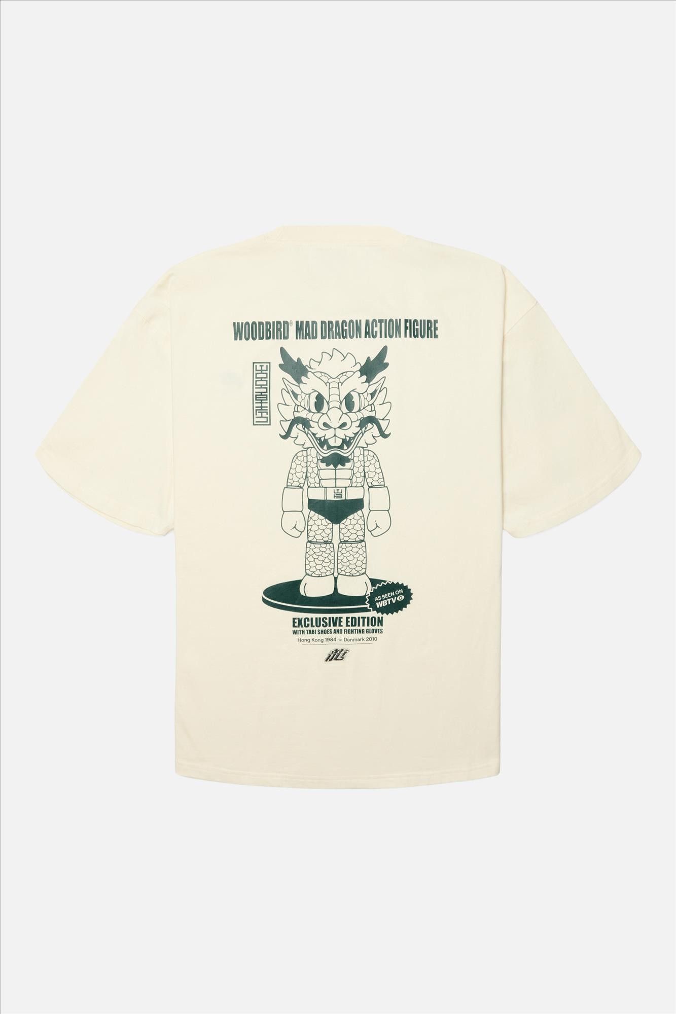 WOODBIRD - Ecru Beam Action T-shirt