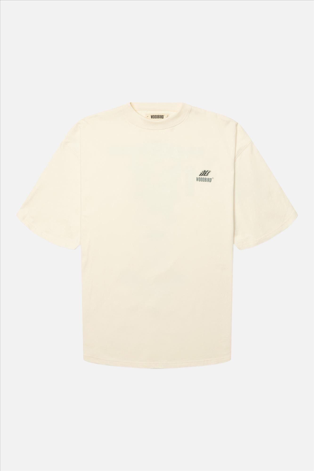WOODBIRD - Ecru Beam Action T-shirt