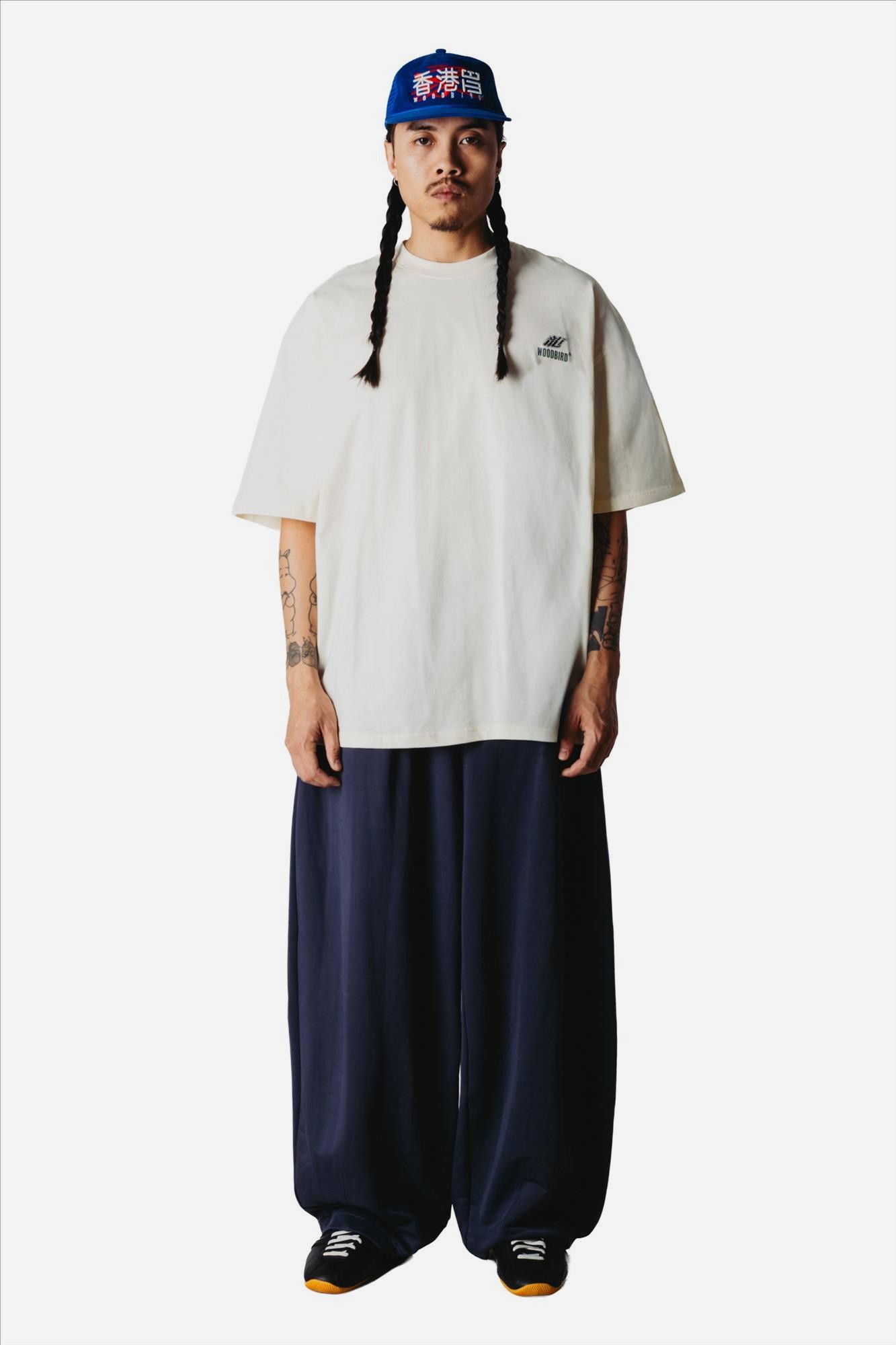 WOODBIRD - Ecru Beam Action T-shirt