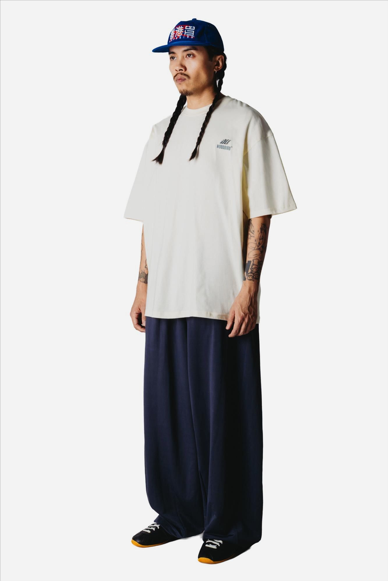 WOODBIRD - Ecru Beam Action T-shirt