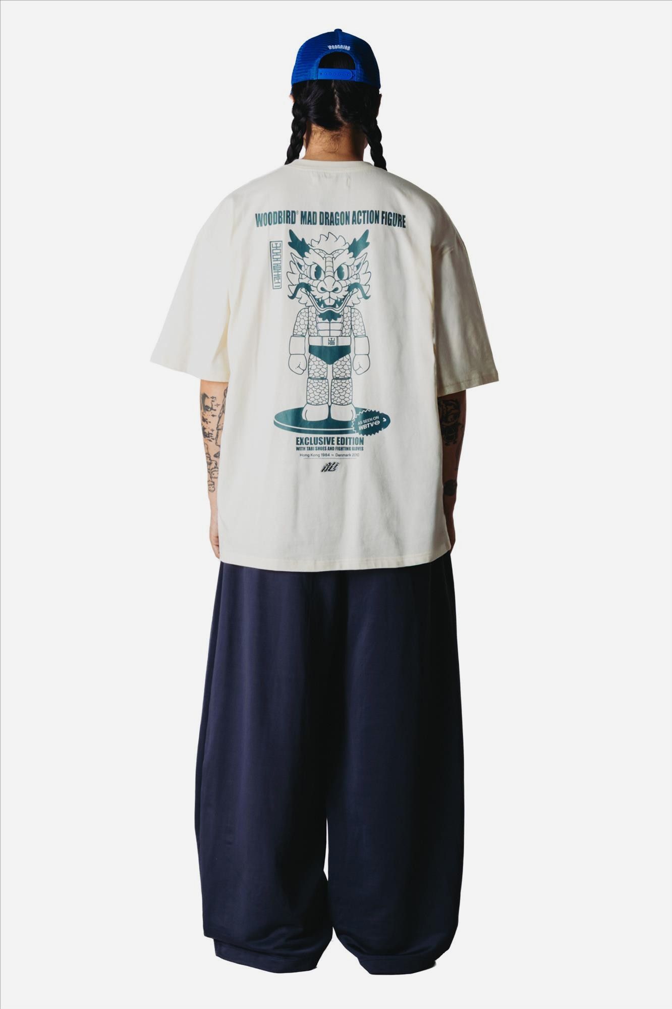 WOODBIRD - Ecru Beam Action T-shirt