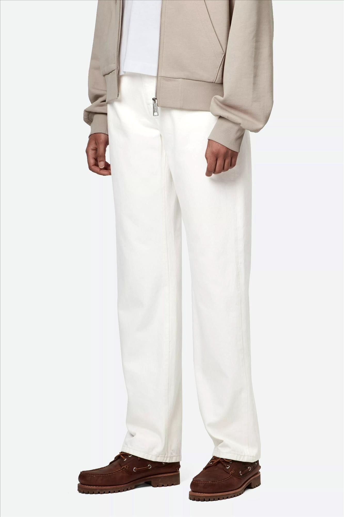 Carhartt WIP - Witte Noxon straight jeans