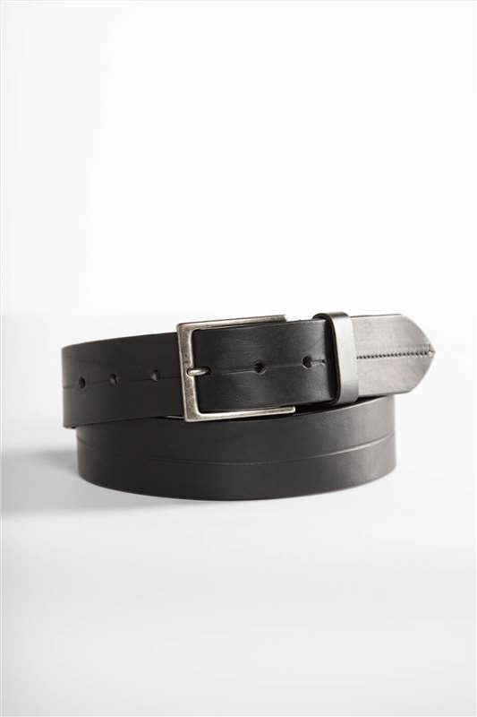 Vano - Zwarte riem in leer