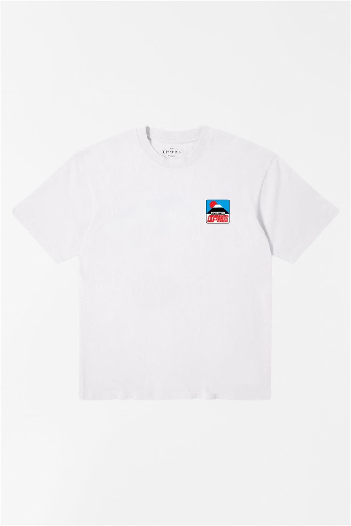 Edwin - Witte Sunset on Fuji San T-shirt
