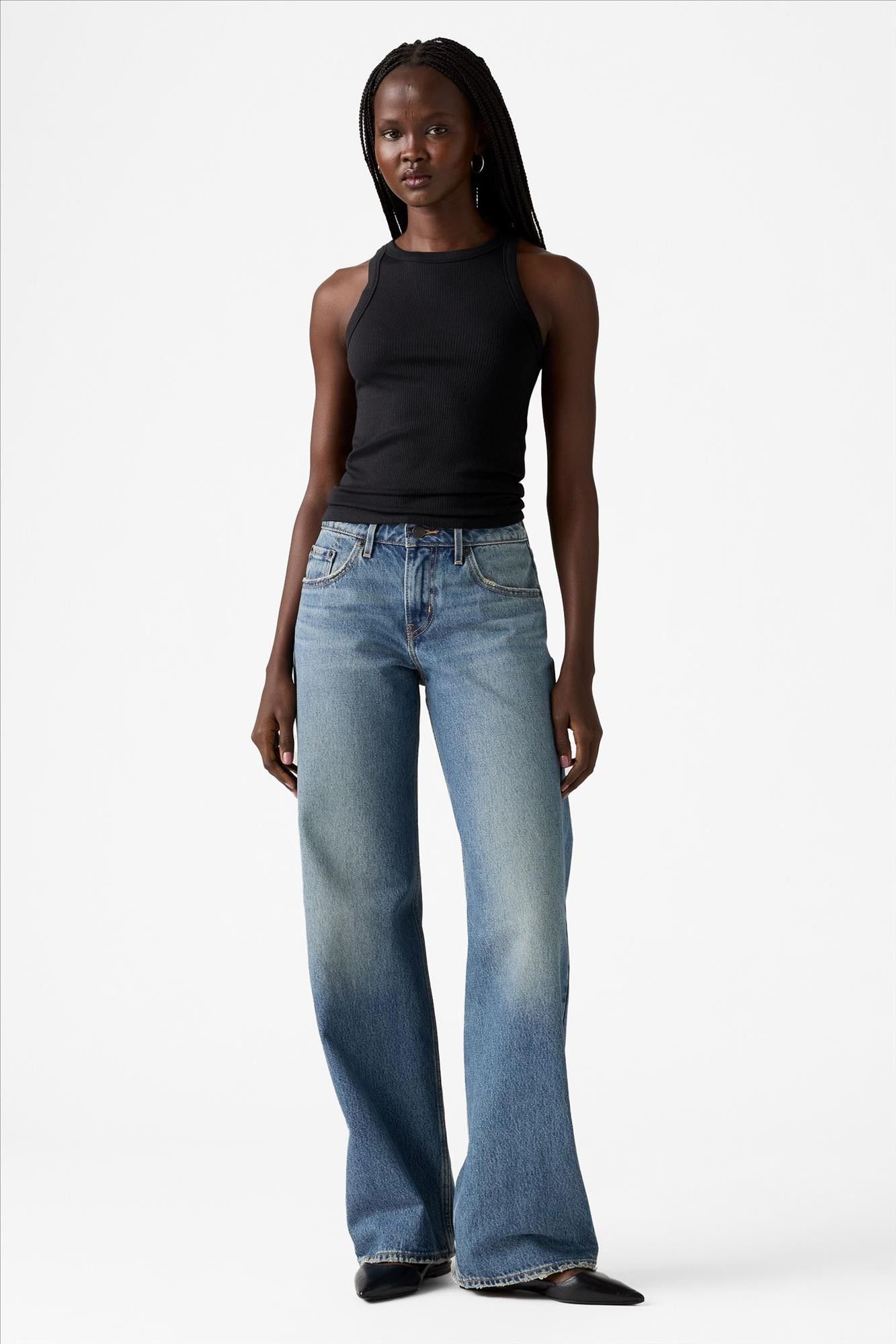 Levi's - Blauwe Low Loose jeans