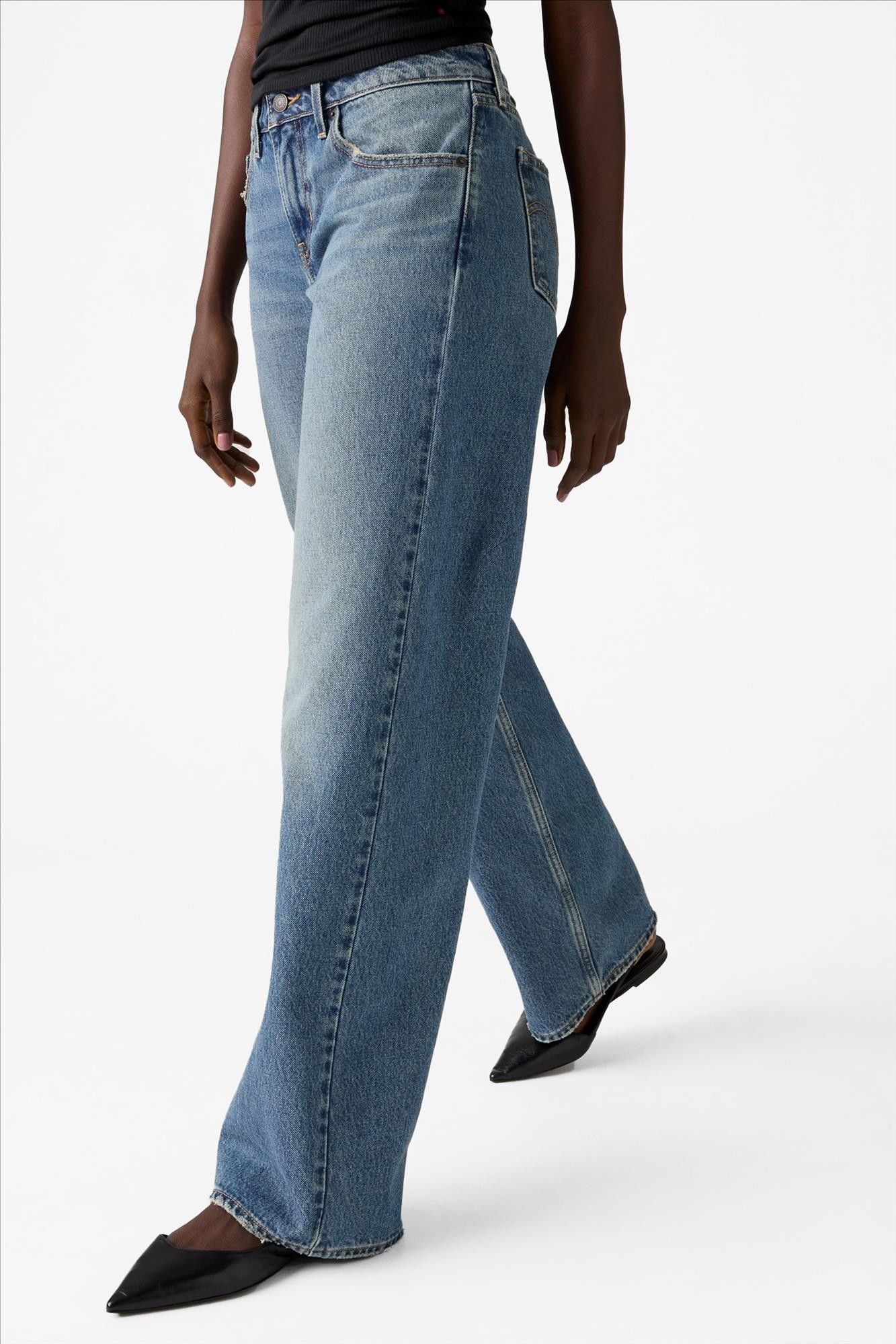Levi's - Blauwe Low Loose jeans