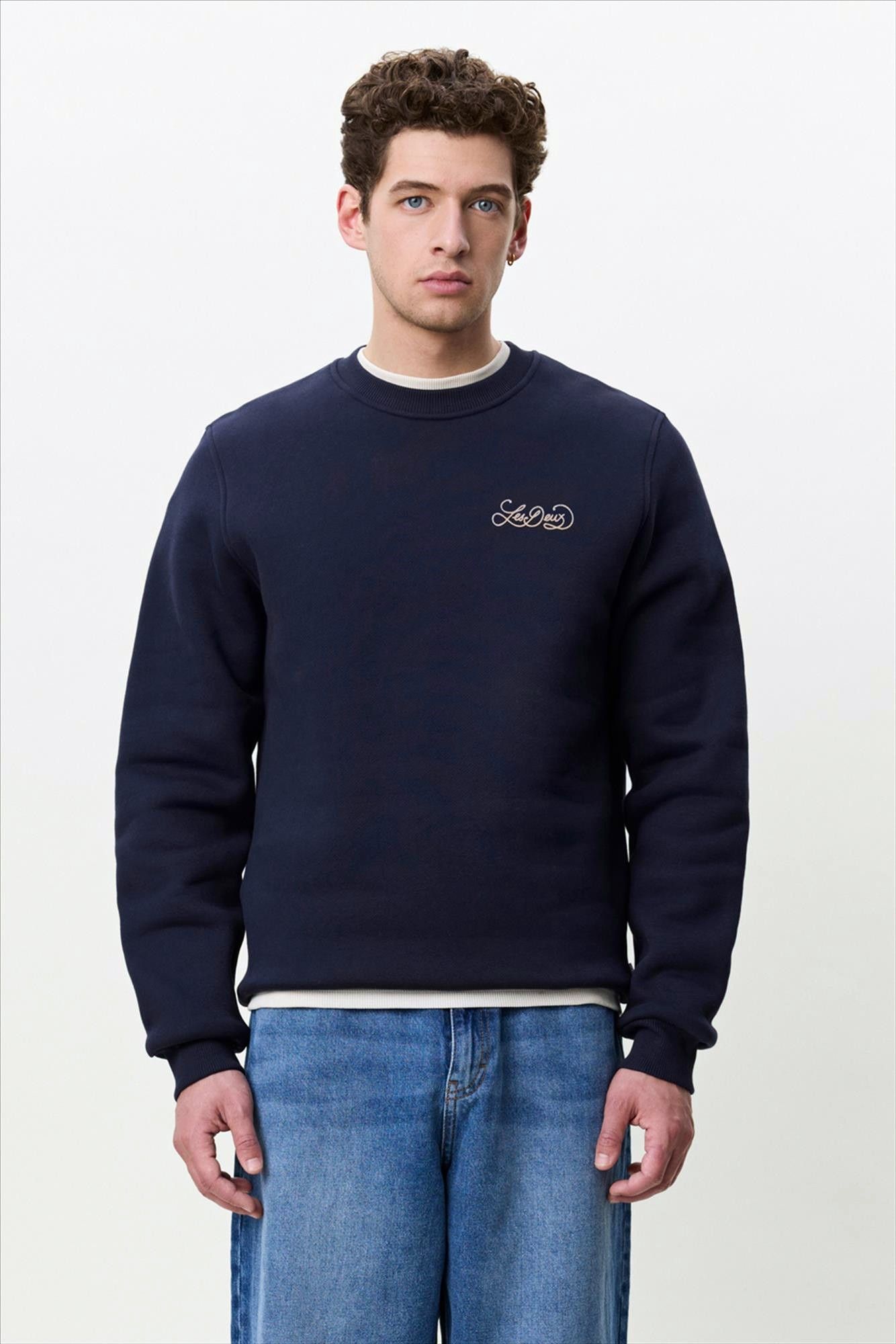 LES DEUX  - Donkerblauwe Orchard sweater
