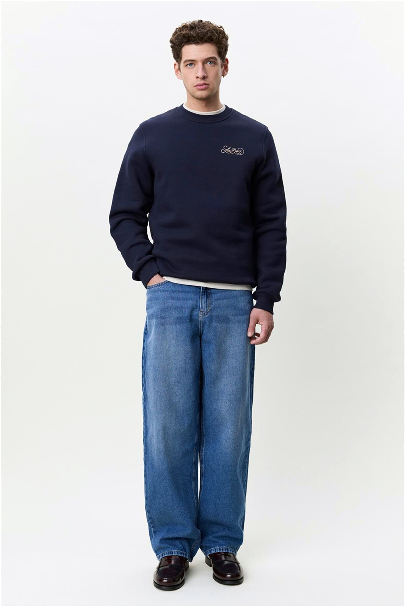 LES DEUX  - Donkerblauwe Orchard sweater