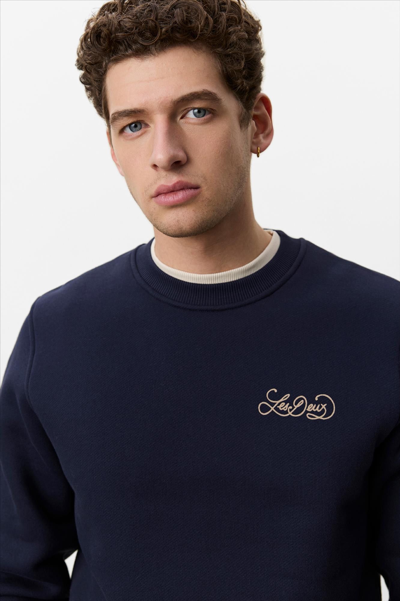 LES DEUX  - Donkerblauwe Orchard sweater