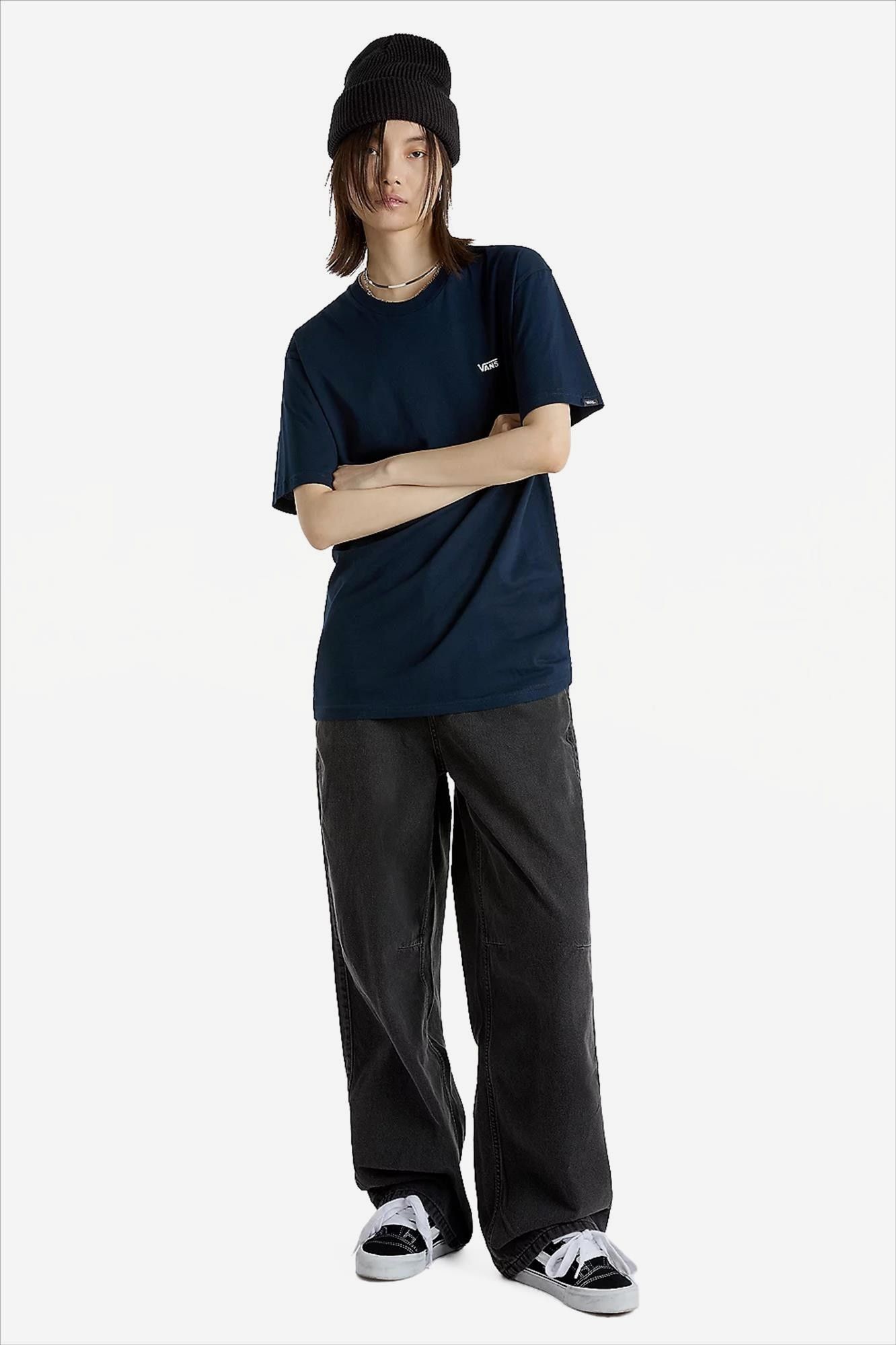 Vans  - Donkerblauwe Left Chest Logo T-shirt