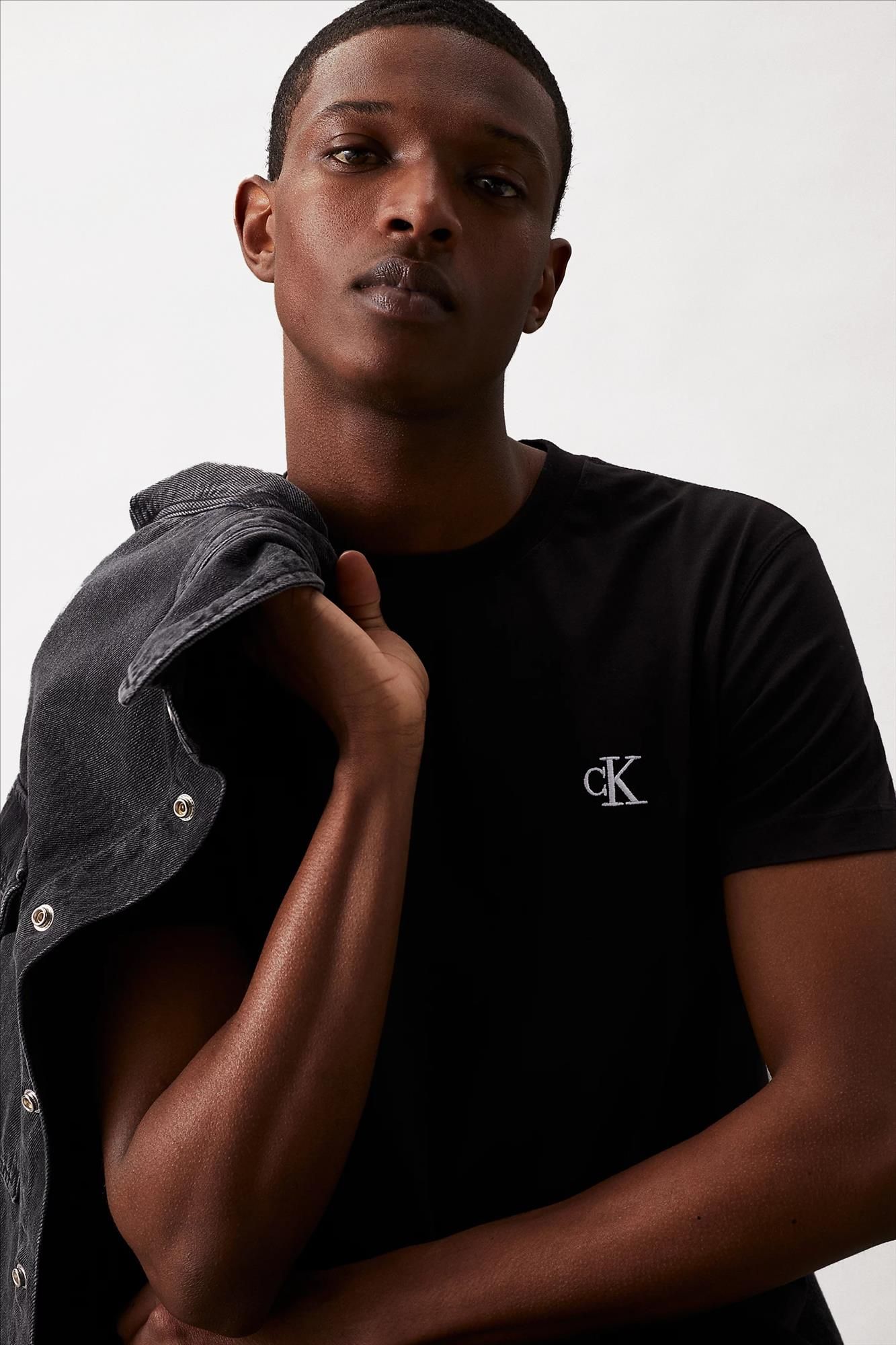 Calvin Klein Jeans - Zwarte CK Icon T-shirt