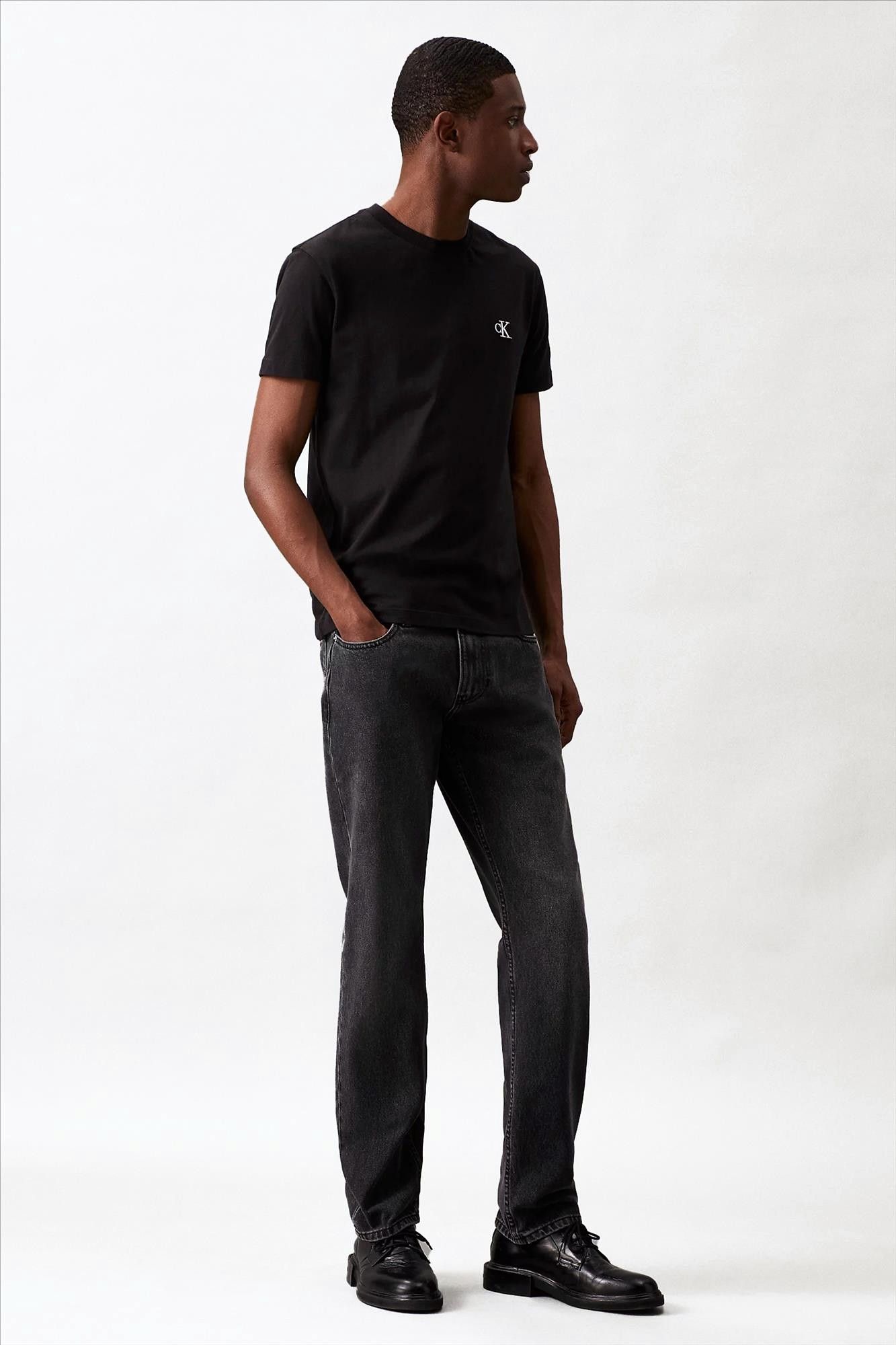 Calvin Klein Jeans - Zwarte CK Icon T-shirt
