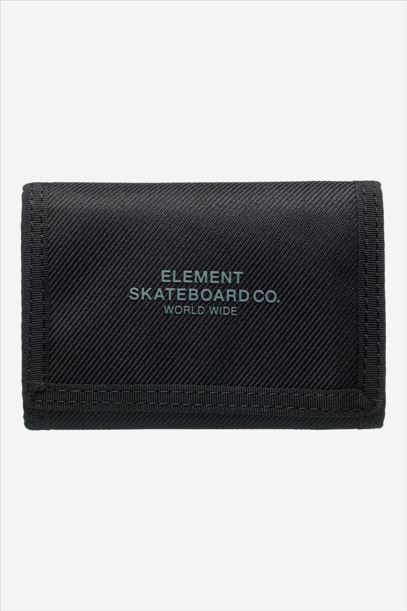 Element - Zwarte trifold portemonnee