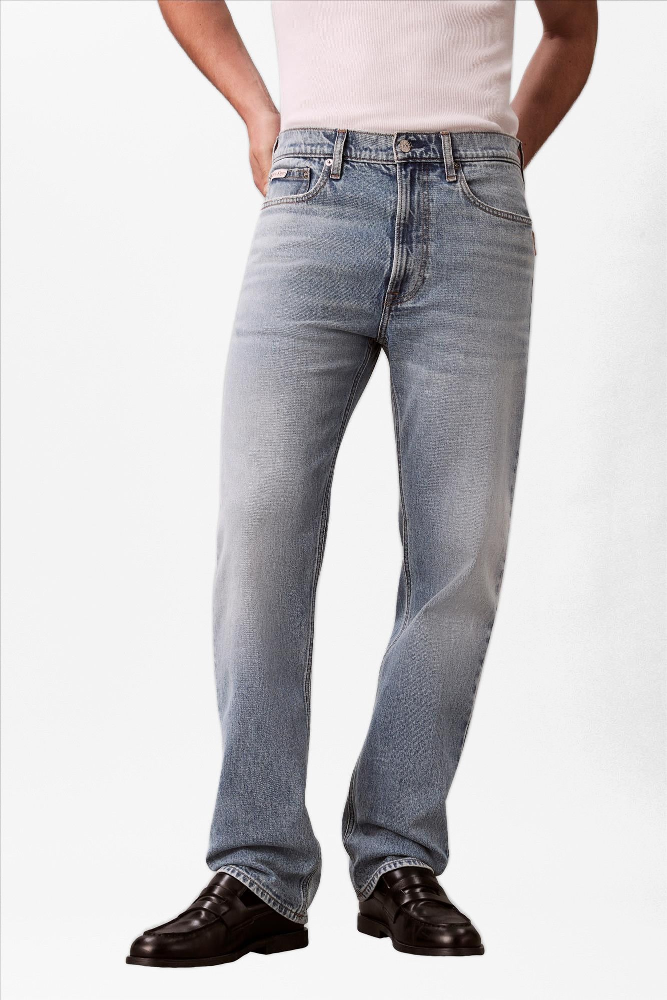 Calvin Klein Jeans - Blauwe Standard straight jeans