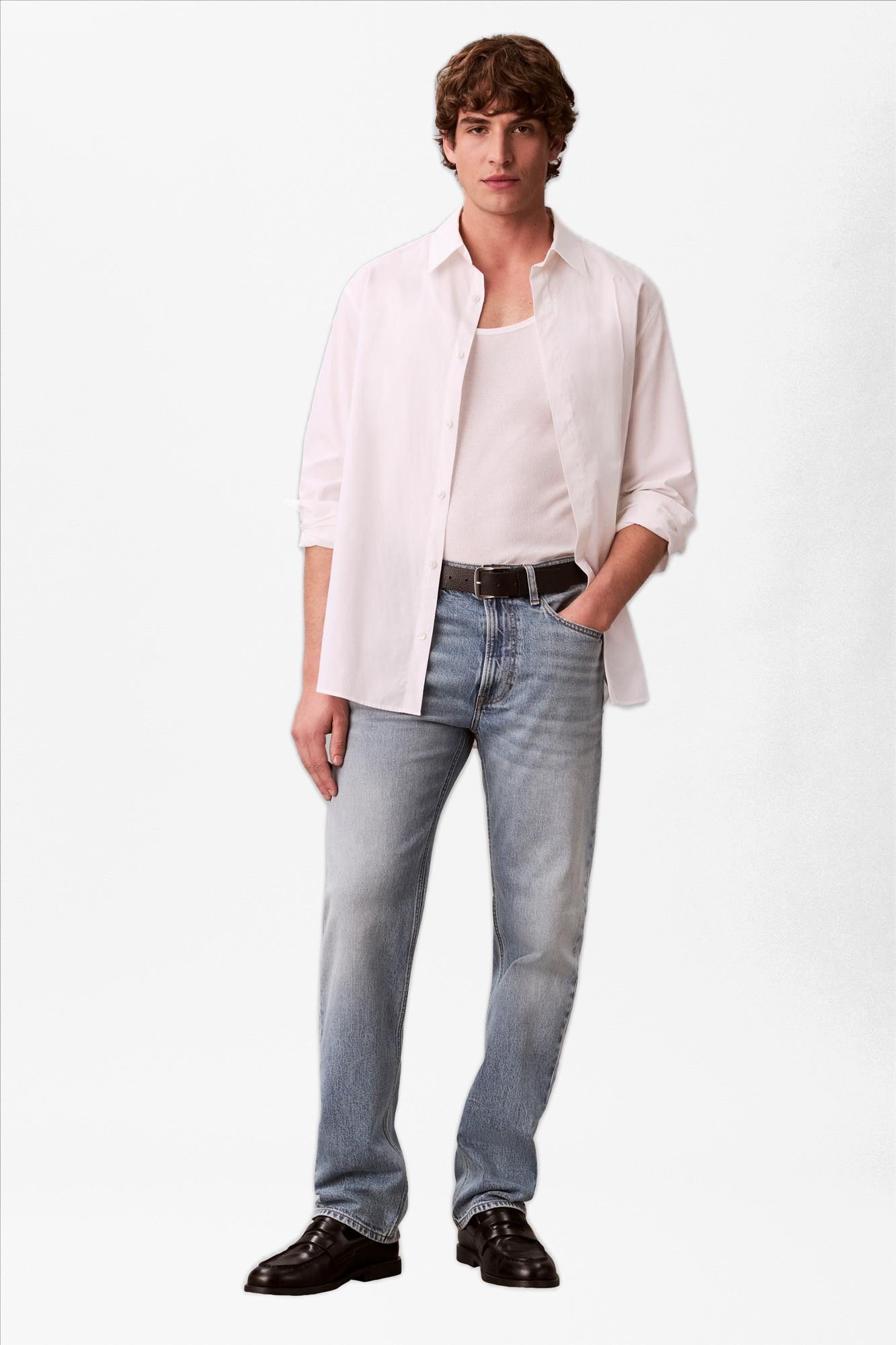 Calvin Klein Jeans - Blauwe Standard straight jeans