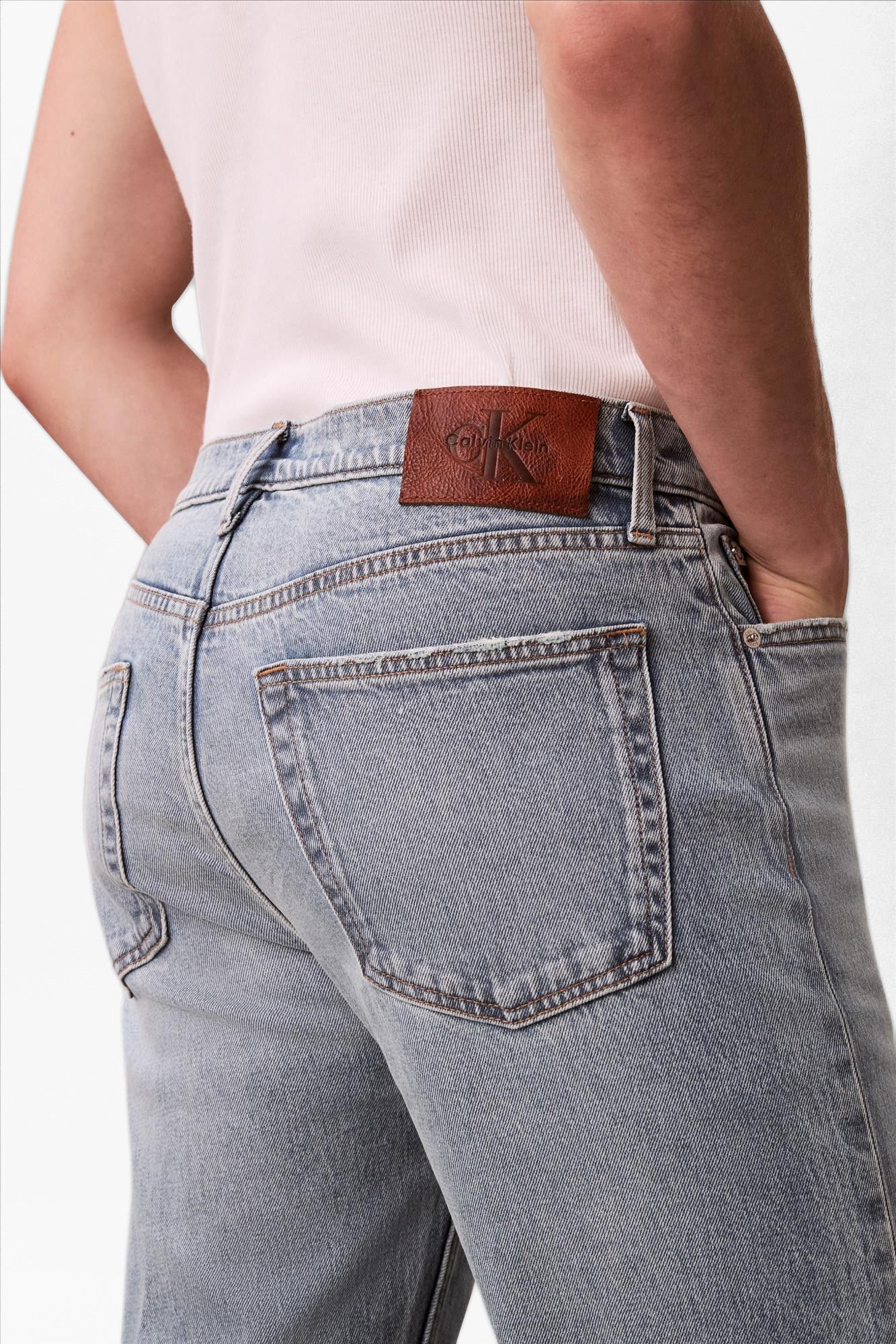 Calvin Klein Jeans - Blauwe Standard straight jeans