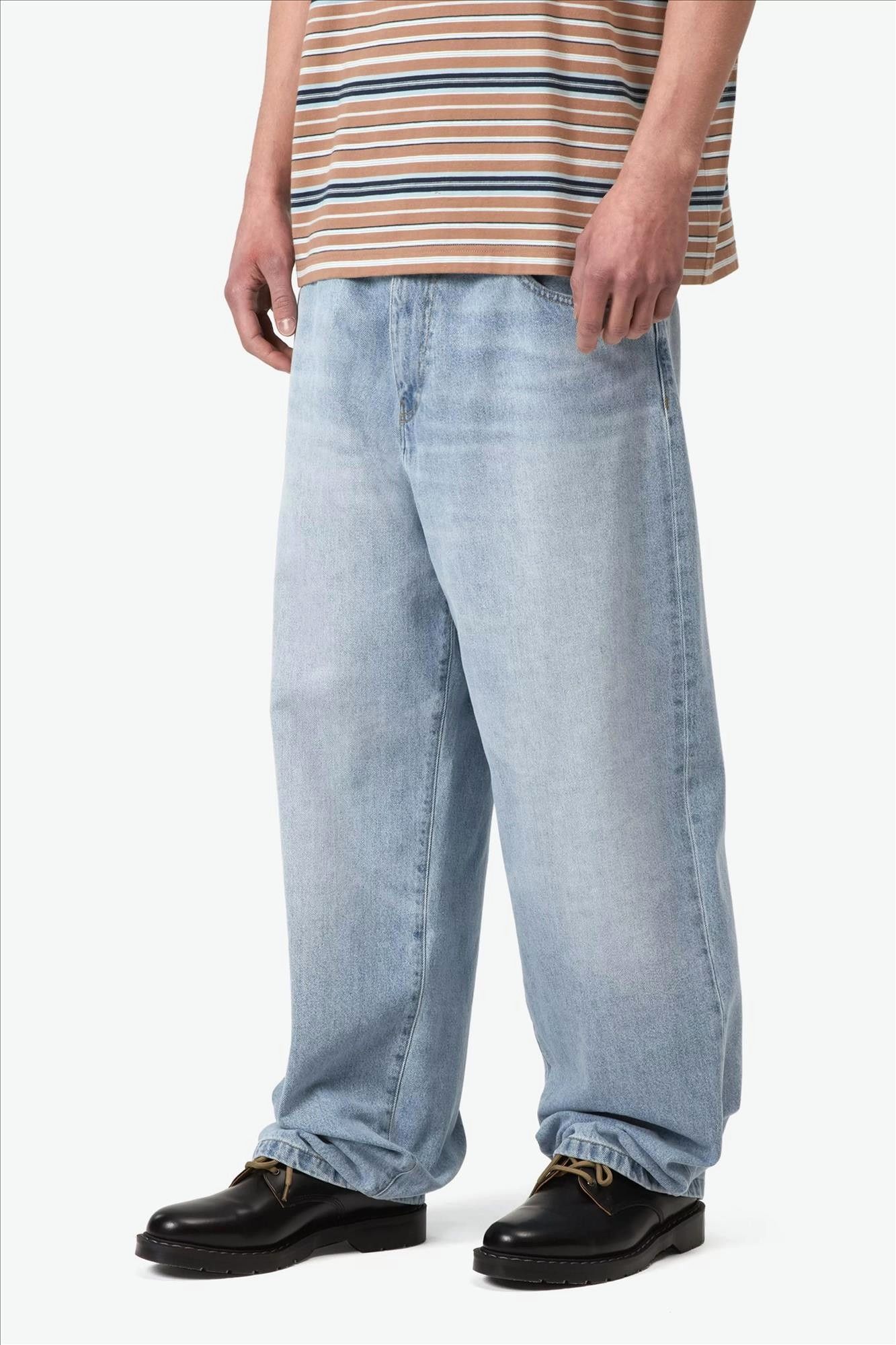 Carhartt WIP - Lichtblauwe Landon loose tapered jeans
