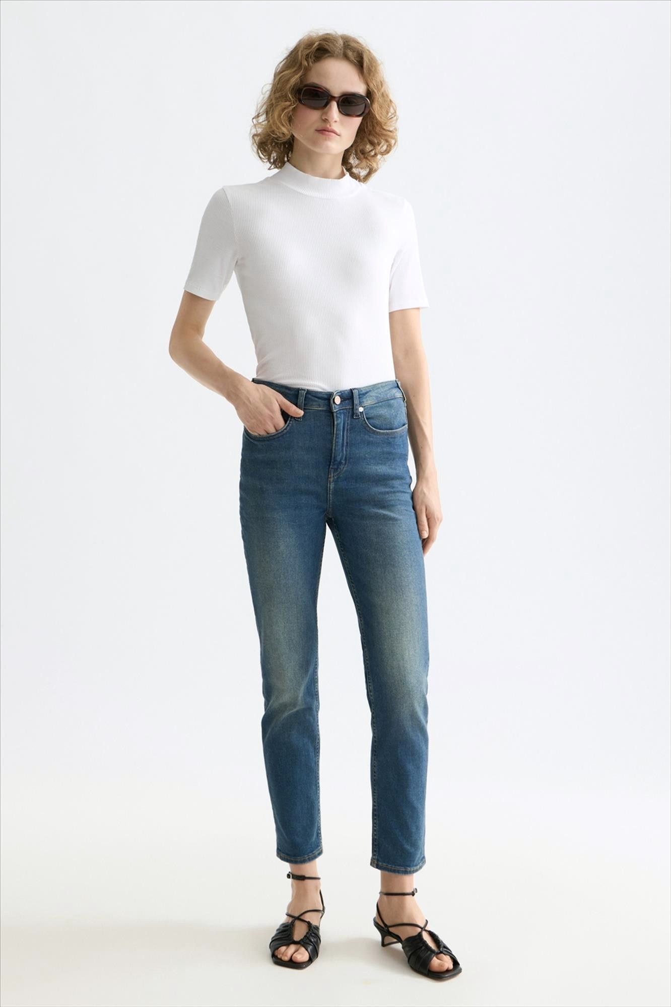 Scotch & Soda - Blauwe Highfive slim jeans