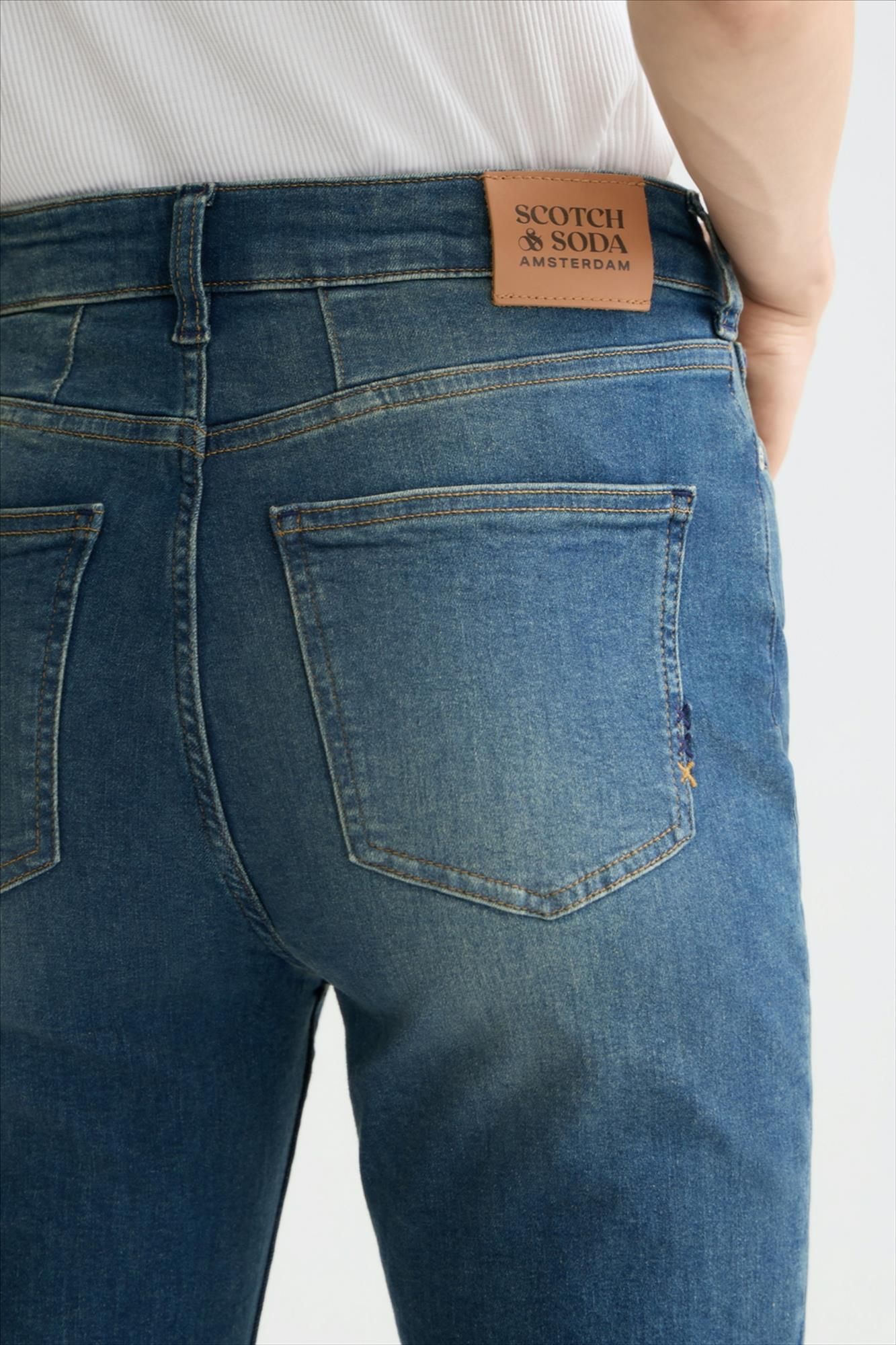 Scotch & Soda - Blauwe Highfive slim jeans
