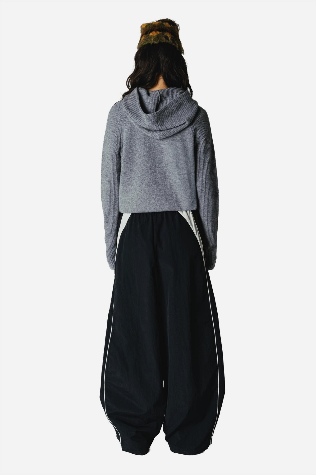 WOODBIRD - Grijze Eve Knit hoodie