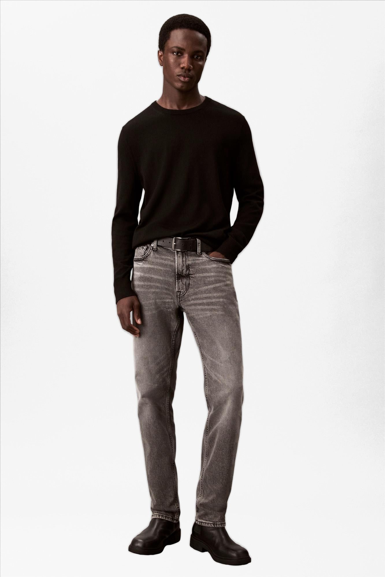 Calvin Klein Jeans - Grijze Pewter Rock slim jeans