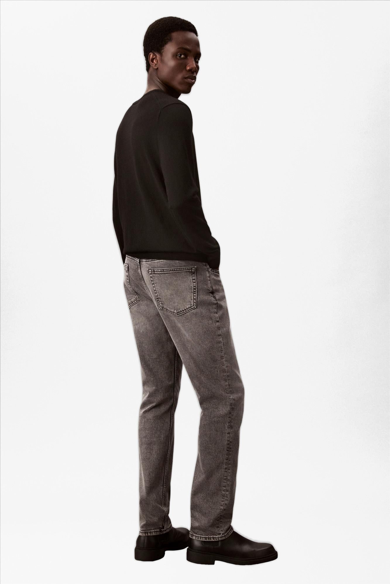 Calvin Klein Jeans - Grijze Pewter Rock slim jeans