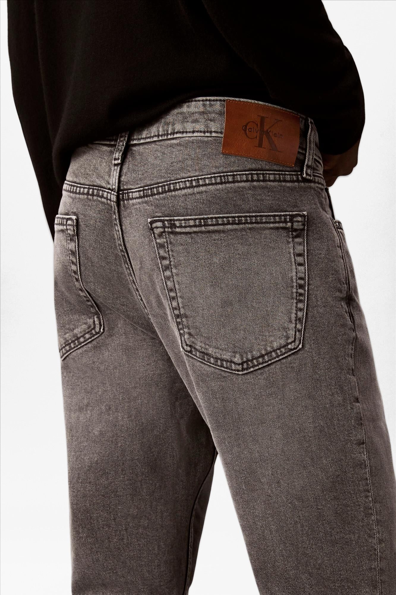 Calvin Klein Jeans - Grijze Pewter Rock slim jeans