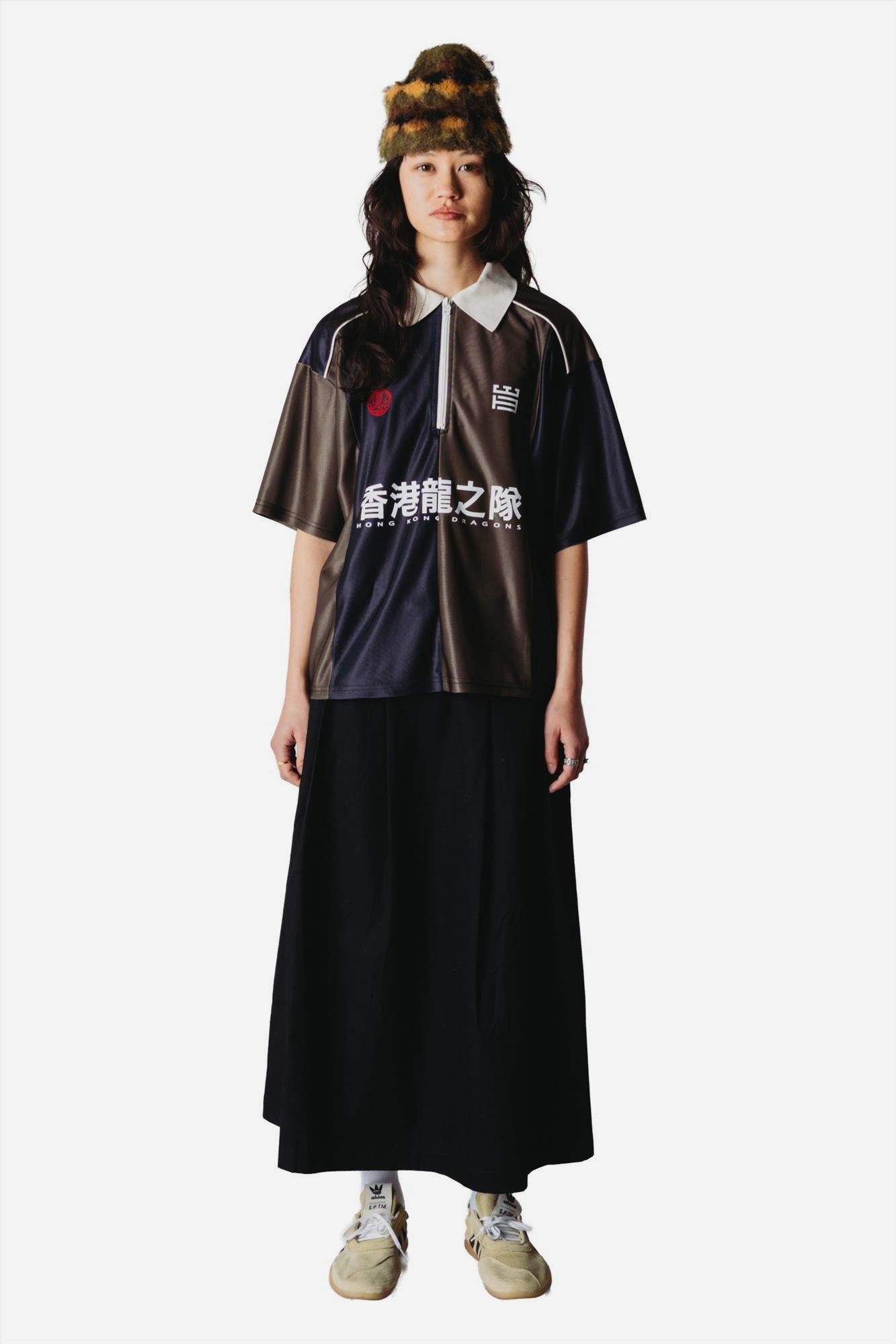 WOODBIRD - Zwarte Mia Pleat Twill rok