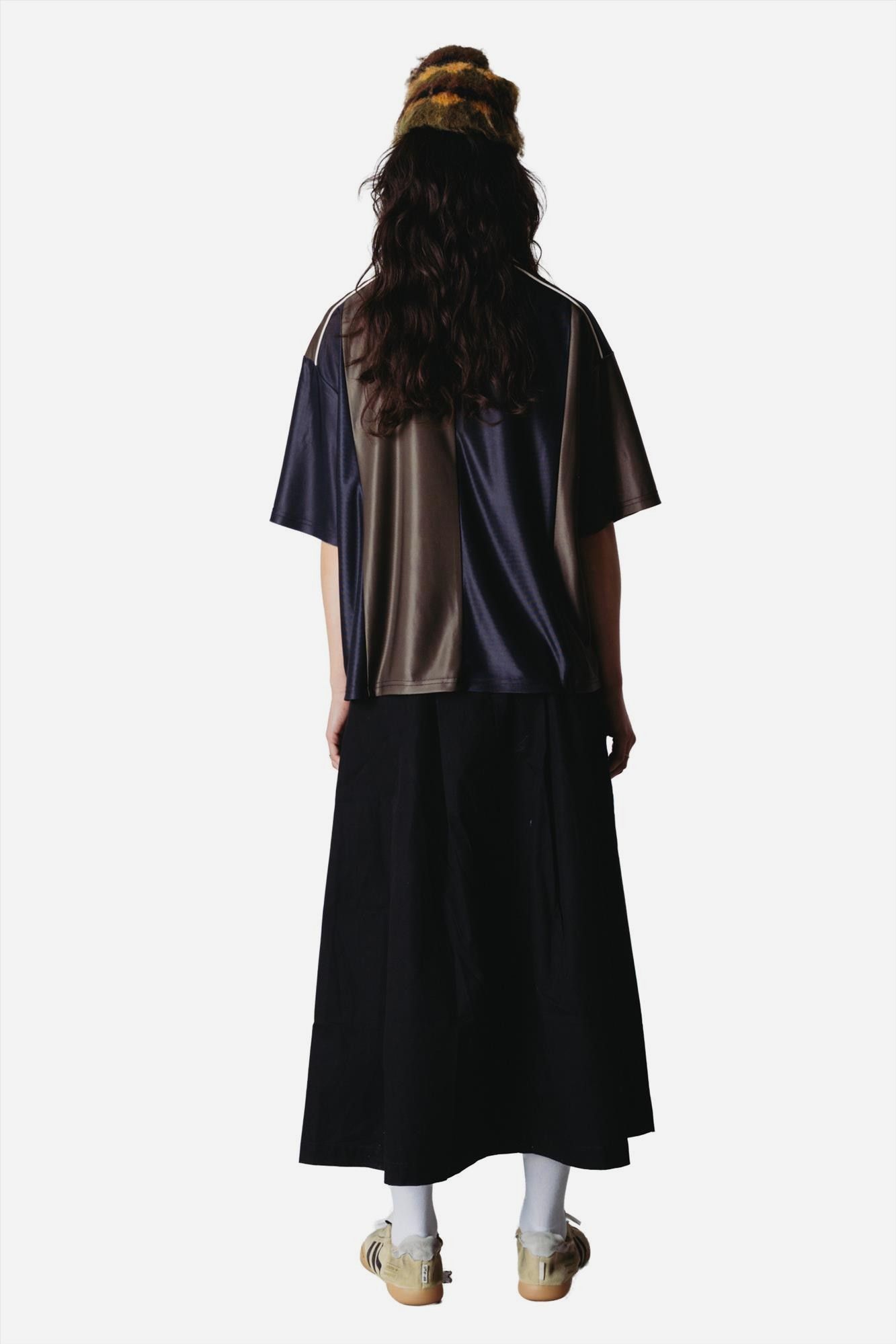 WOODBIRD - Zwarte Mia Pleat Twill rok