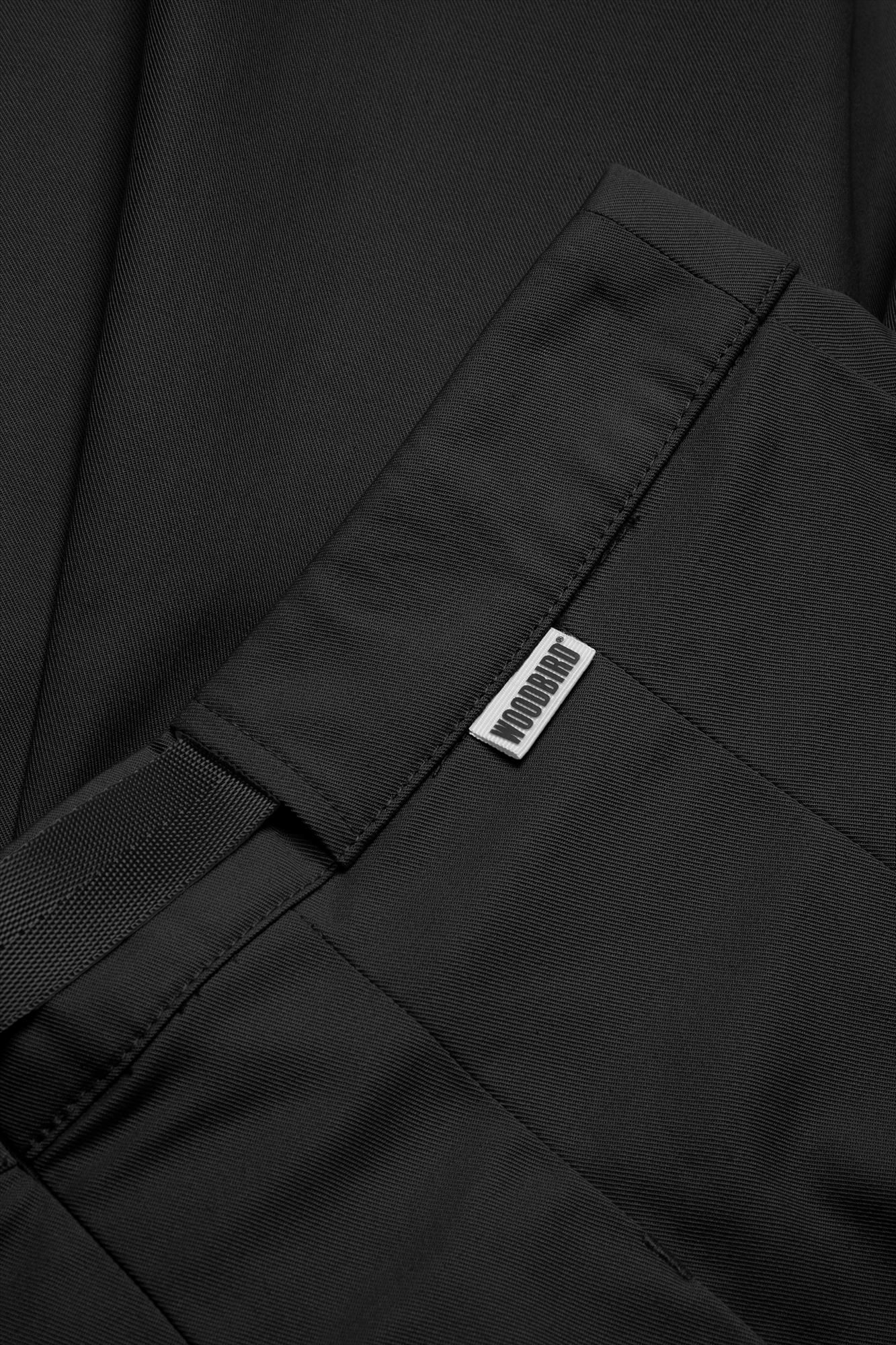WOODBIRD - Zwarte Mia Pleat Twill rok