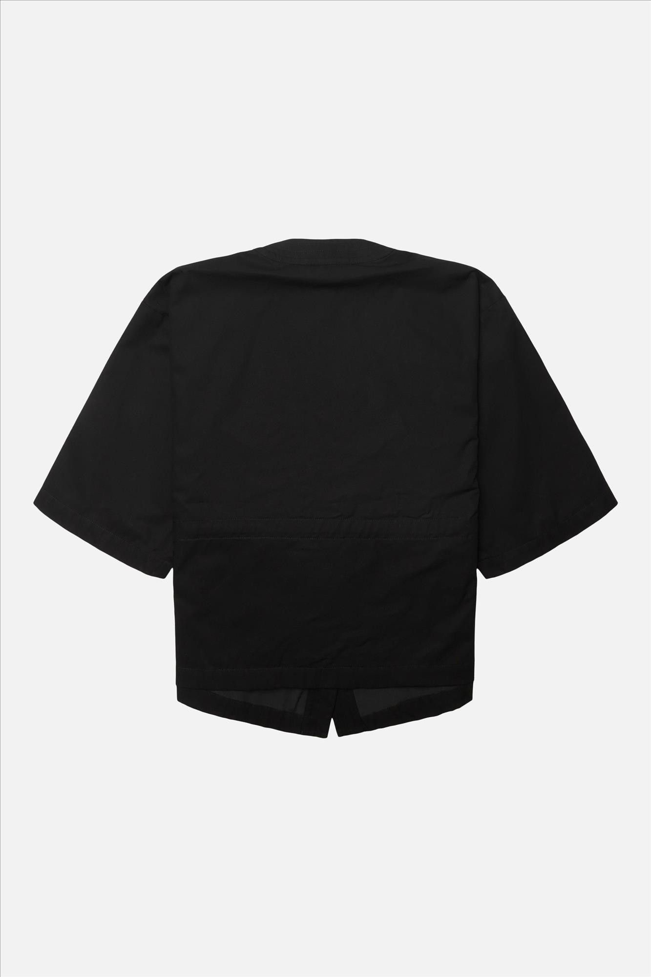WOODBIRD - Zwart Still kimono jasje