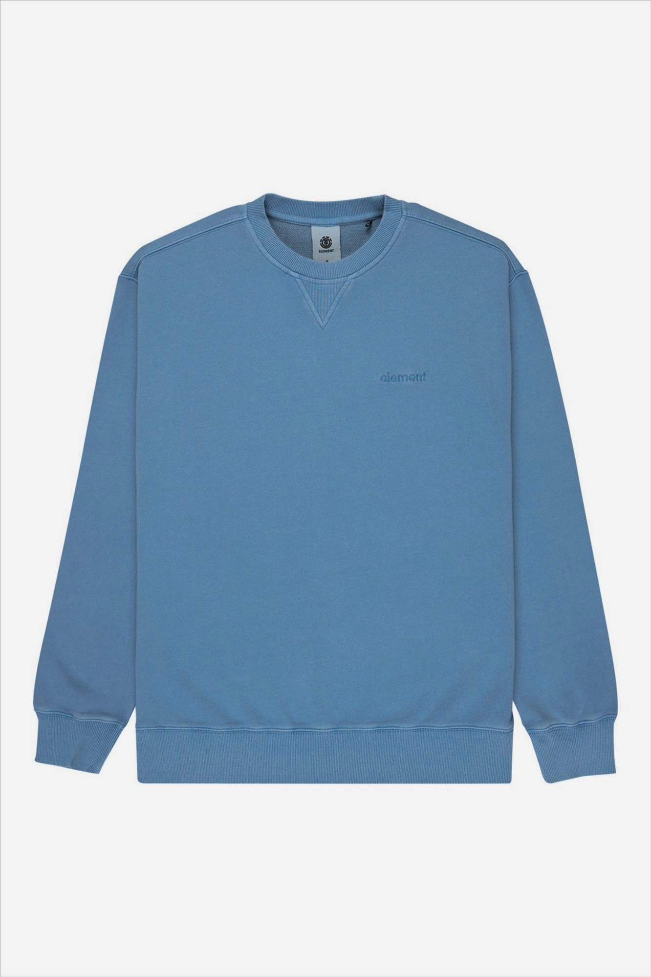 Element - Lichtblauwe Lowcase Pigment sweater