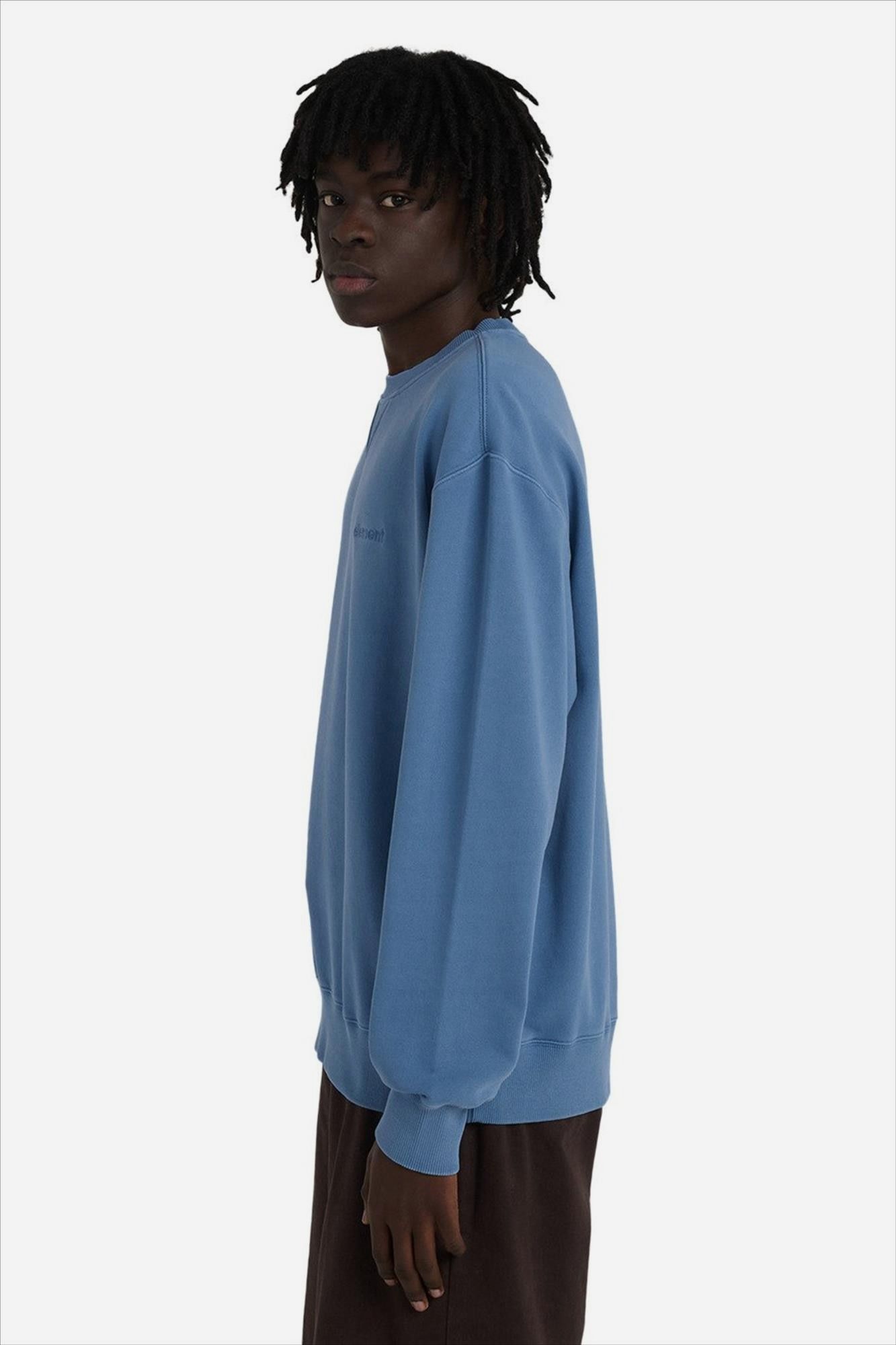 Element - Lichtblauwe Lowcase Pigment sweater
