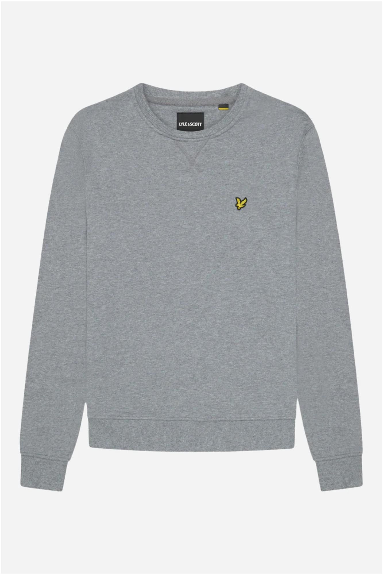 Lyle & Scott - Grijze Crew Neck sweater