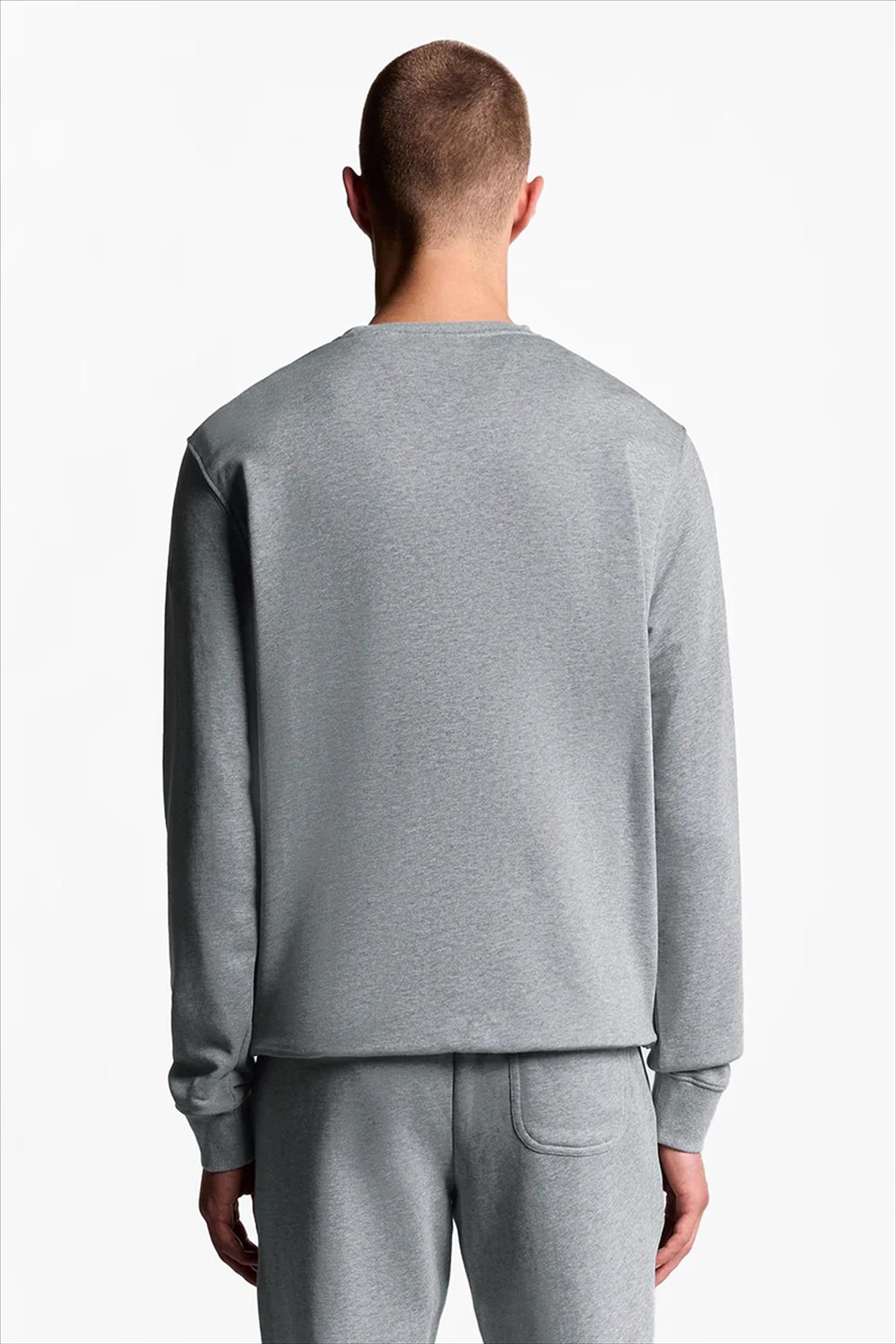 Lyle & Scott - Grijze Crew Neck sweater