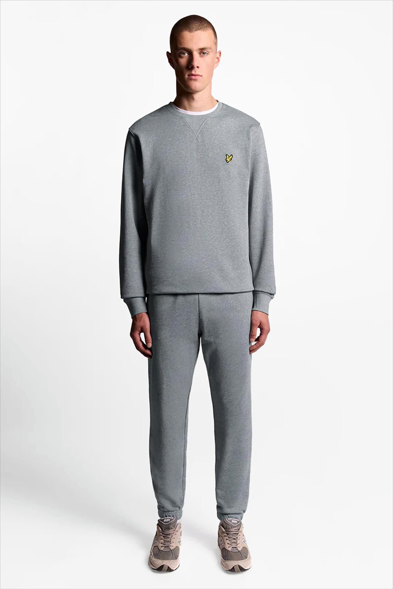 Lyle & Scott - Grijze Crew Neck sweater