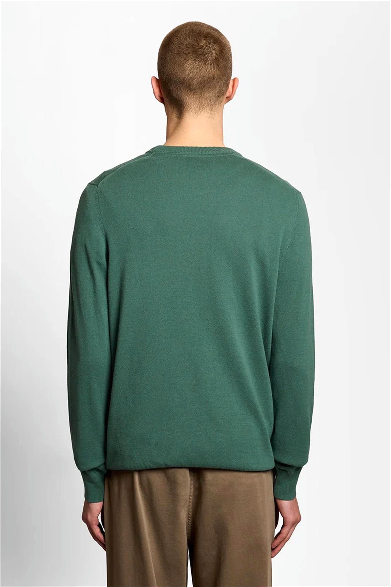 Lyle & Scott - Groene Crew Neck trui